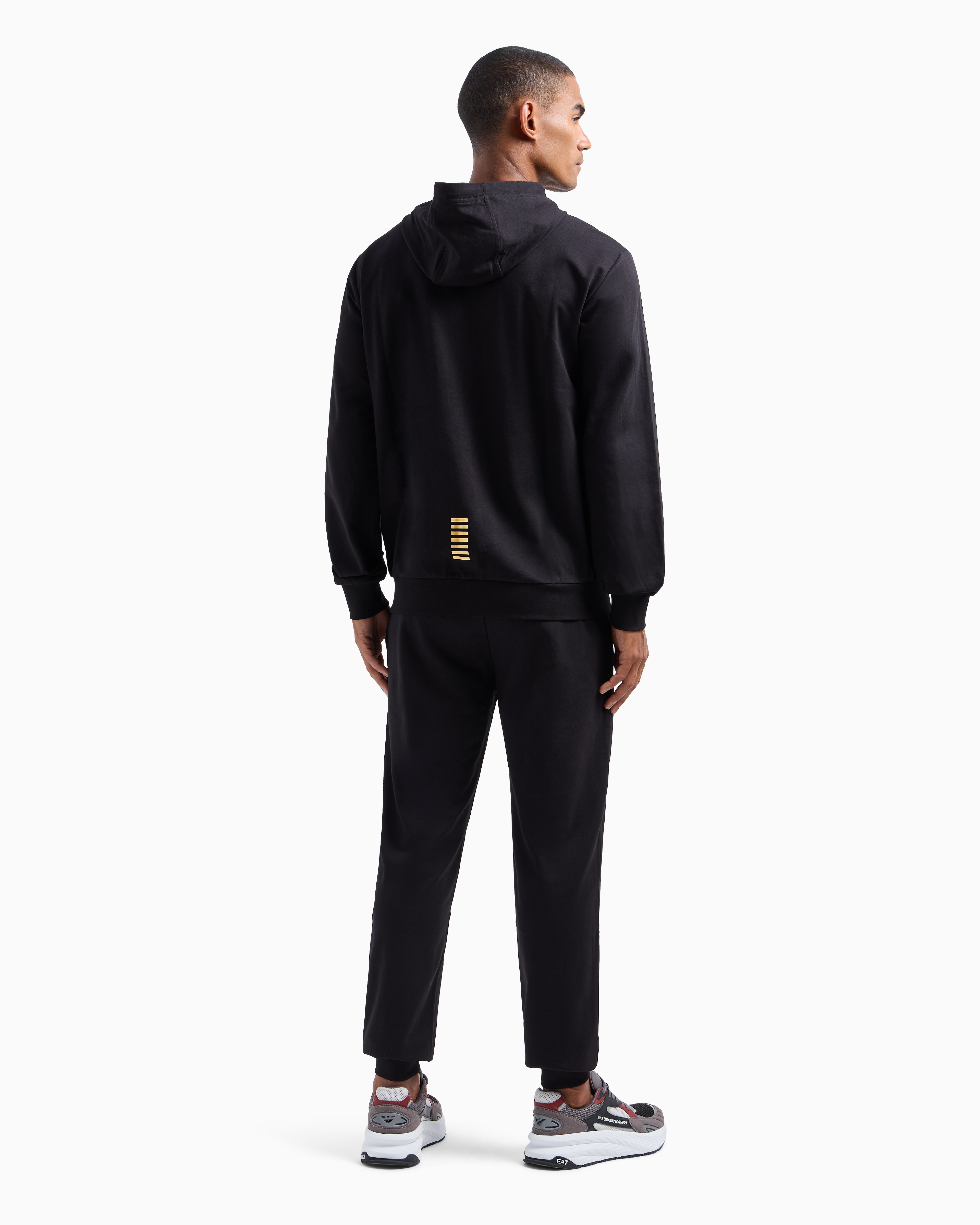 Ea7 Emporio Armani Core Id Tracksuit Black In Black