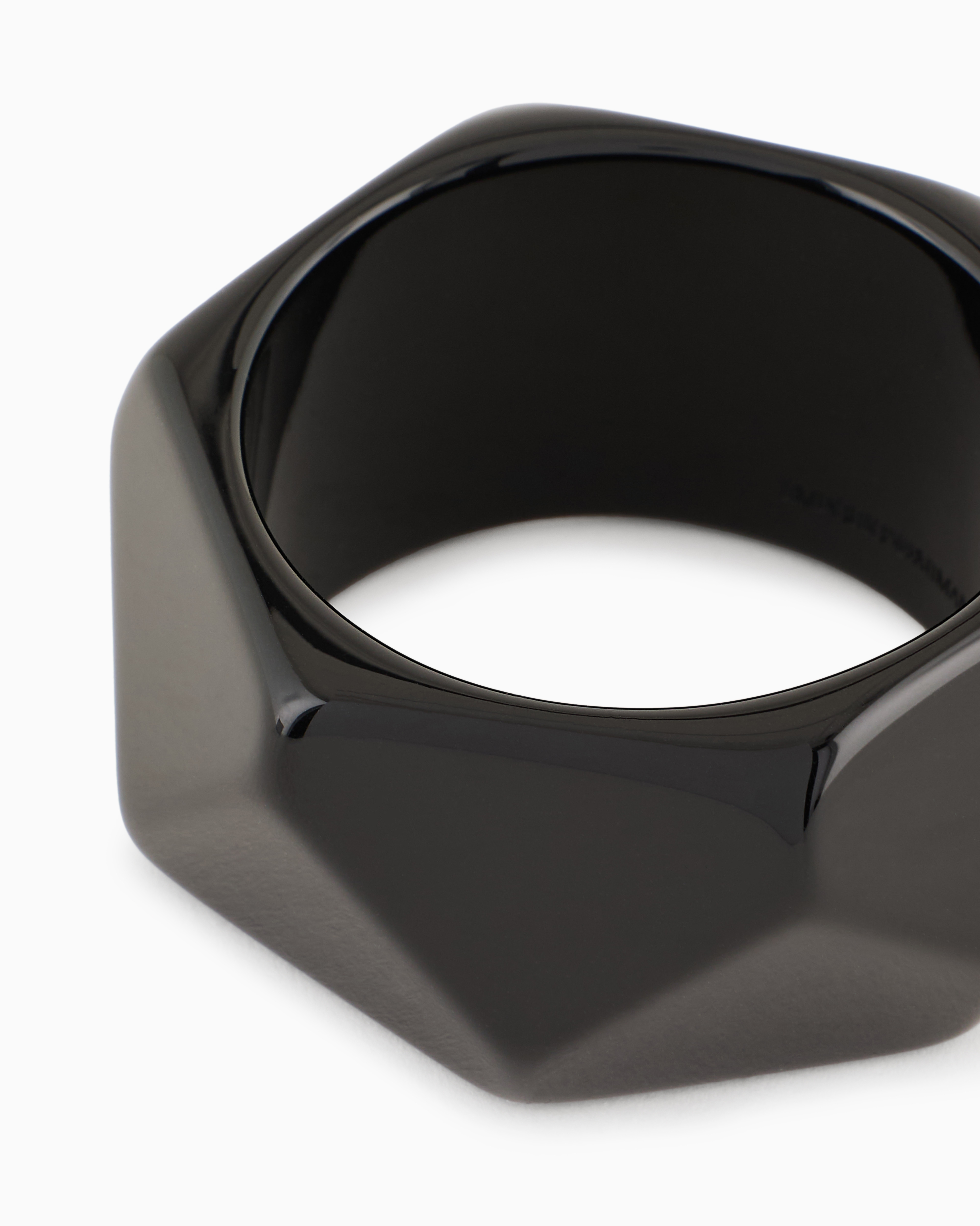 EMPORIO ARMANI OVERSIZED, MULTIFACETED BANGLE 