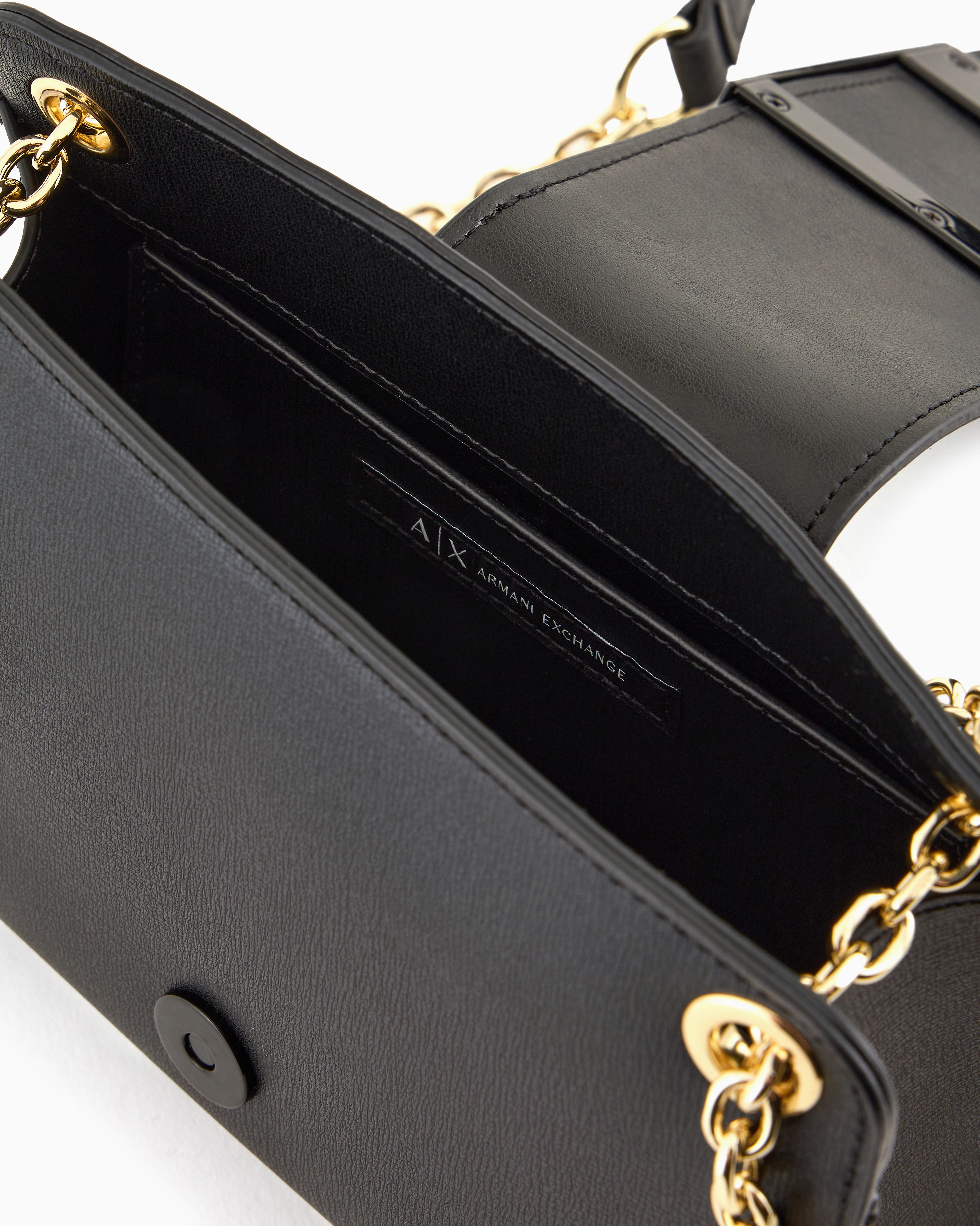 Armani Exchange Shoulder Bag Woman Color Black In Black