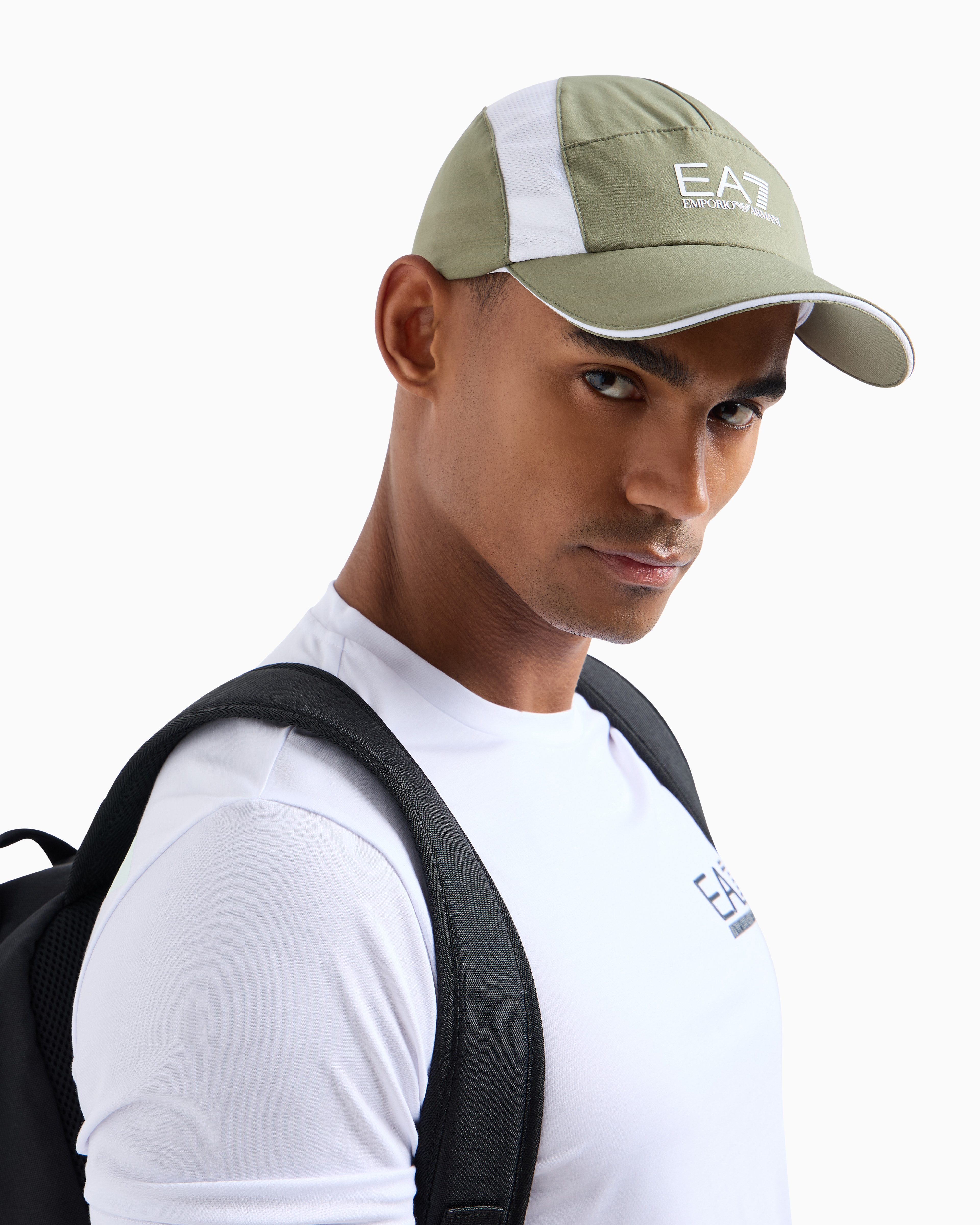 Shop Ea7 Tennis Pro Baseball Cap In Light Green