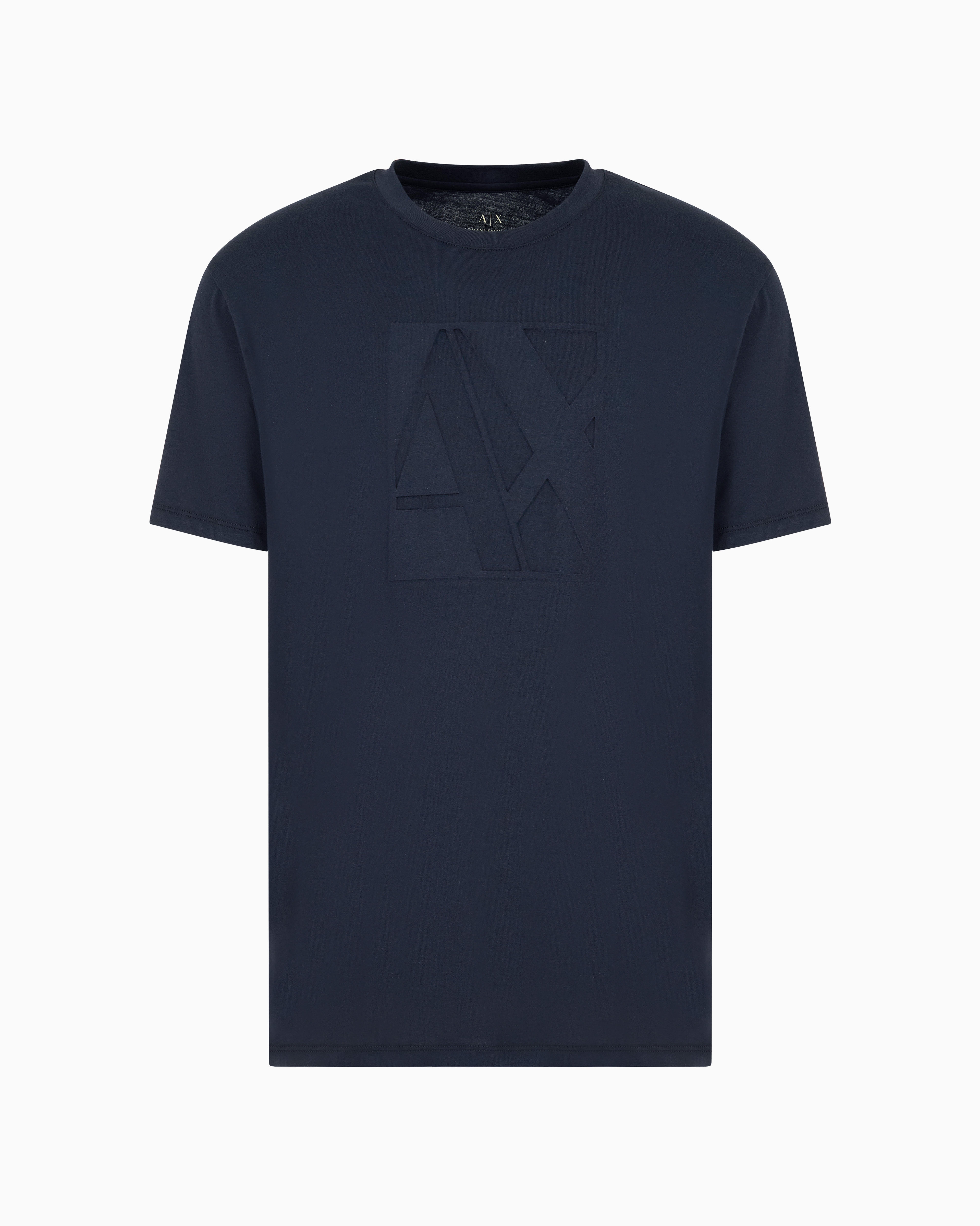 Armani Exchange Official Store Regular Fit T-shirts In Navy Blue