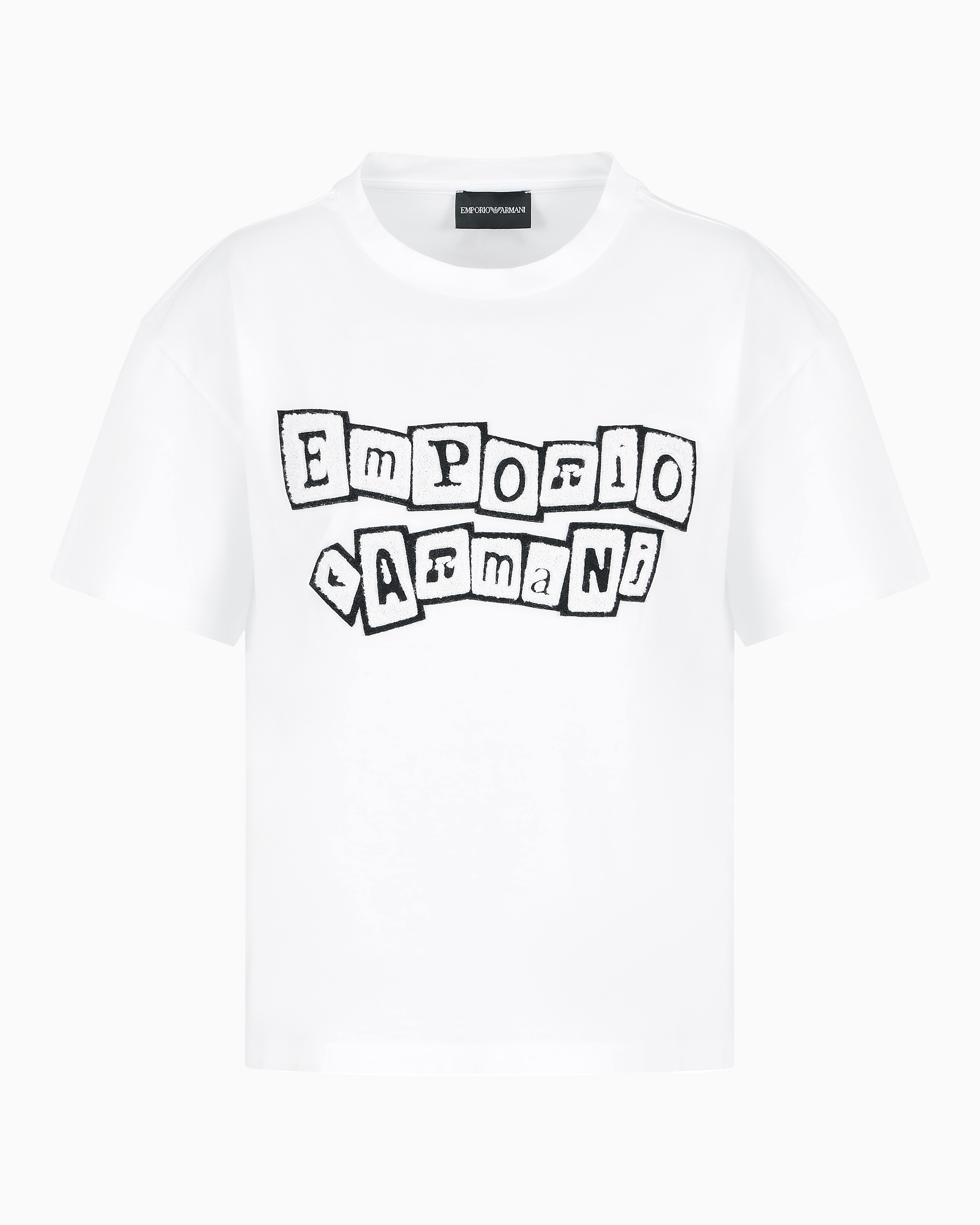 Emporio Armani Official Store Regular Fit T-shirts In White