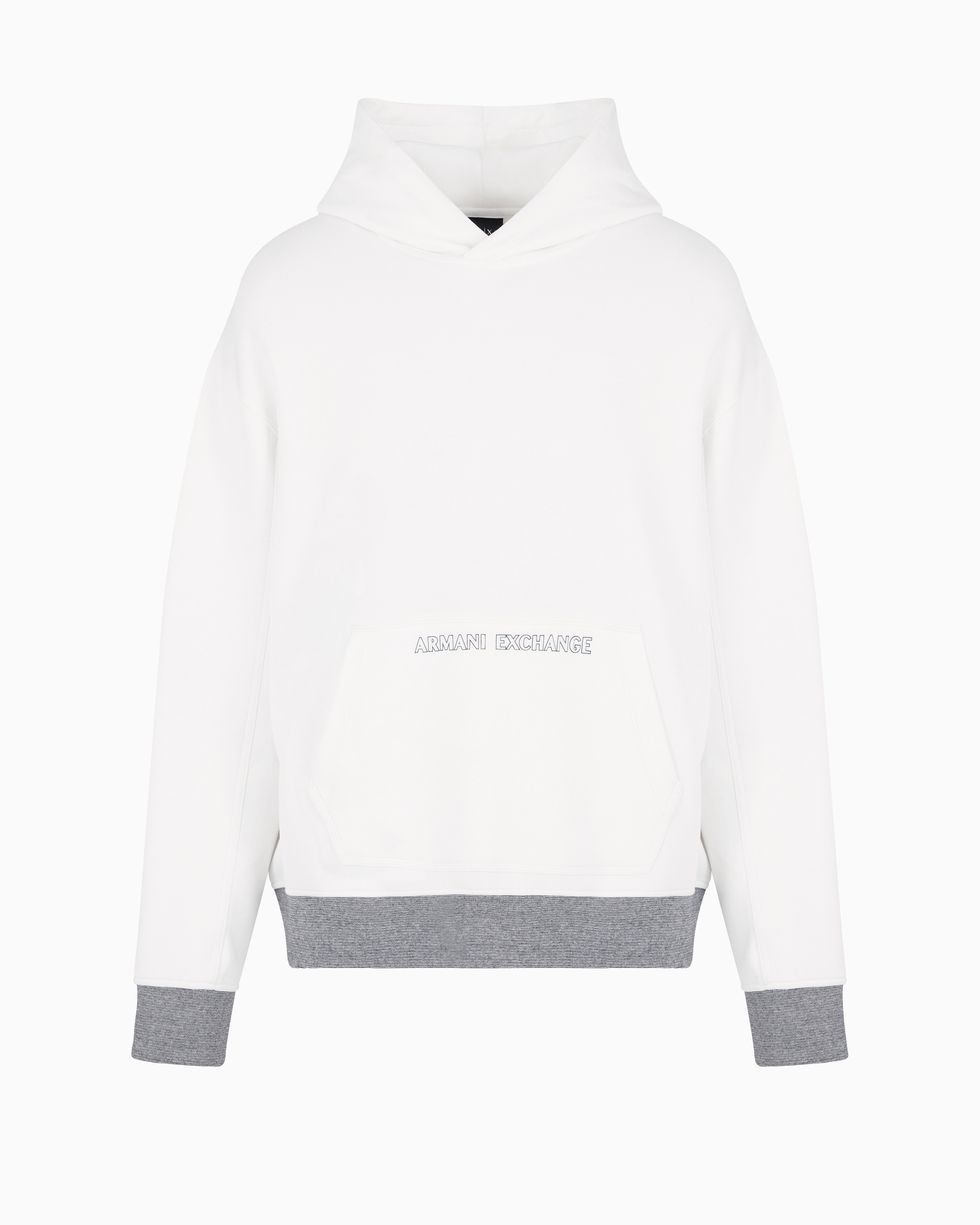 Armani Exchange Official Store Hoodies In White