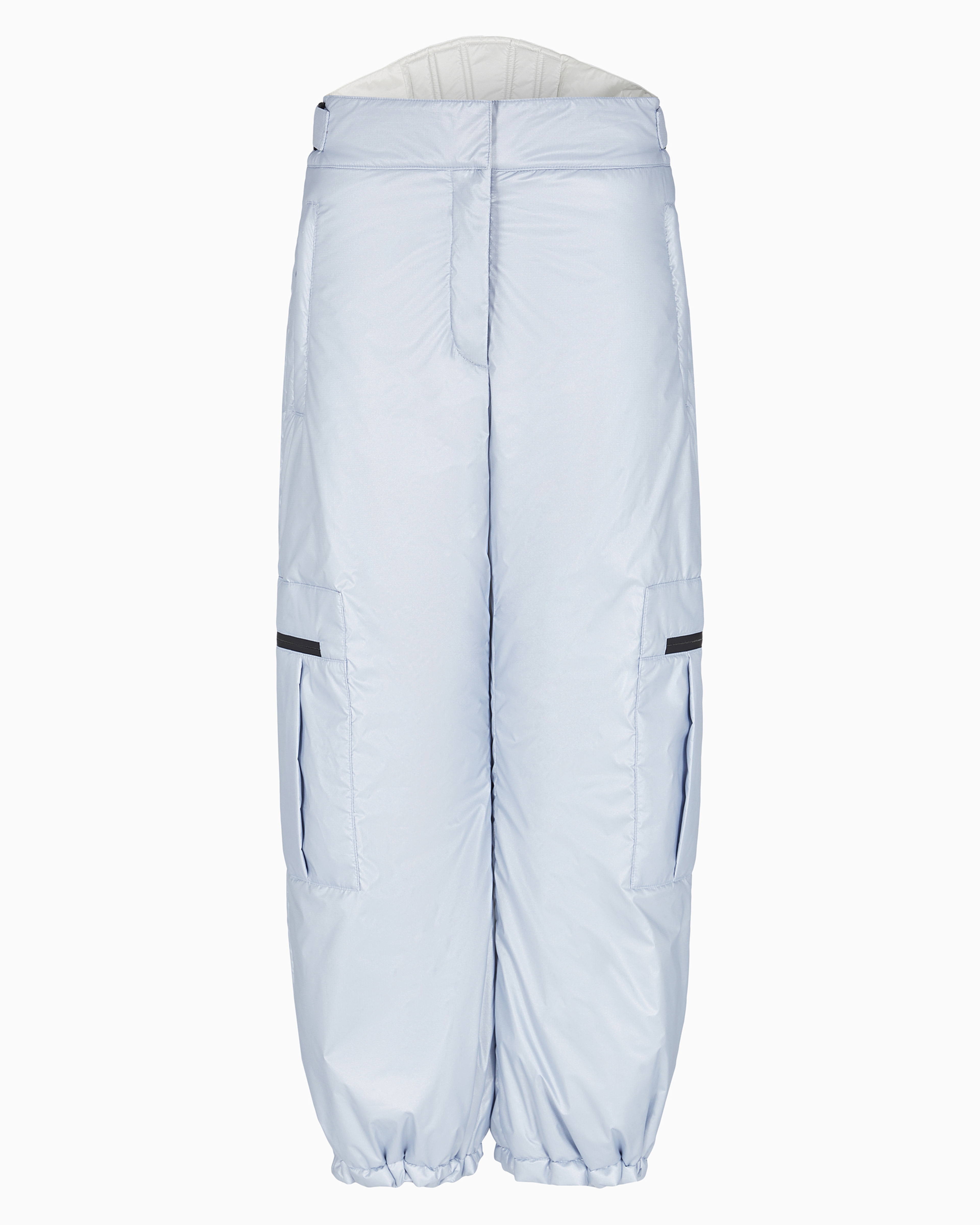 GIORGIO ARMANI GIORGIO ARMANI NEVE PADDED TROUSERS IN PEARLESCENT FABRIC 