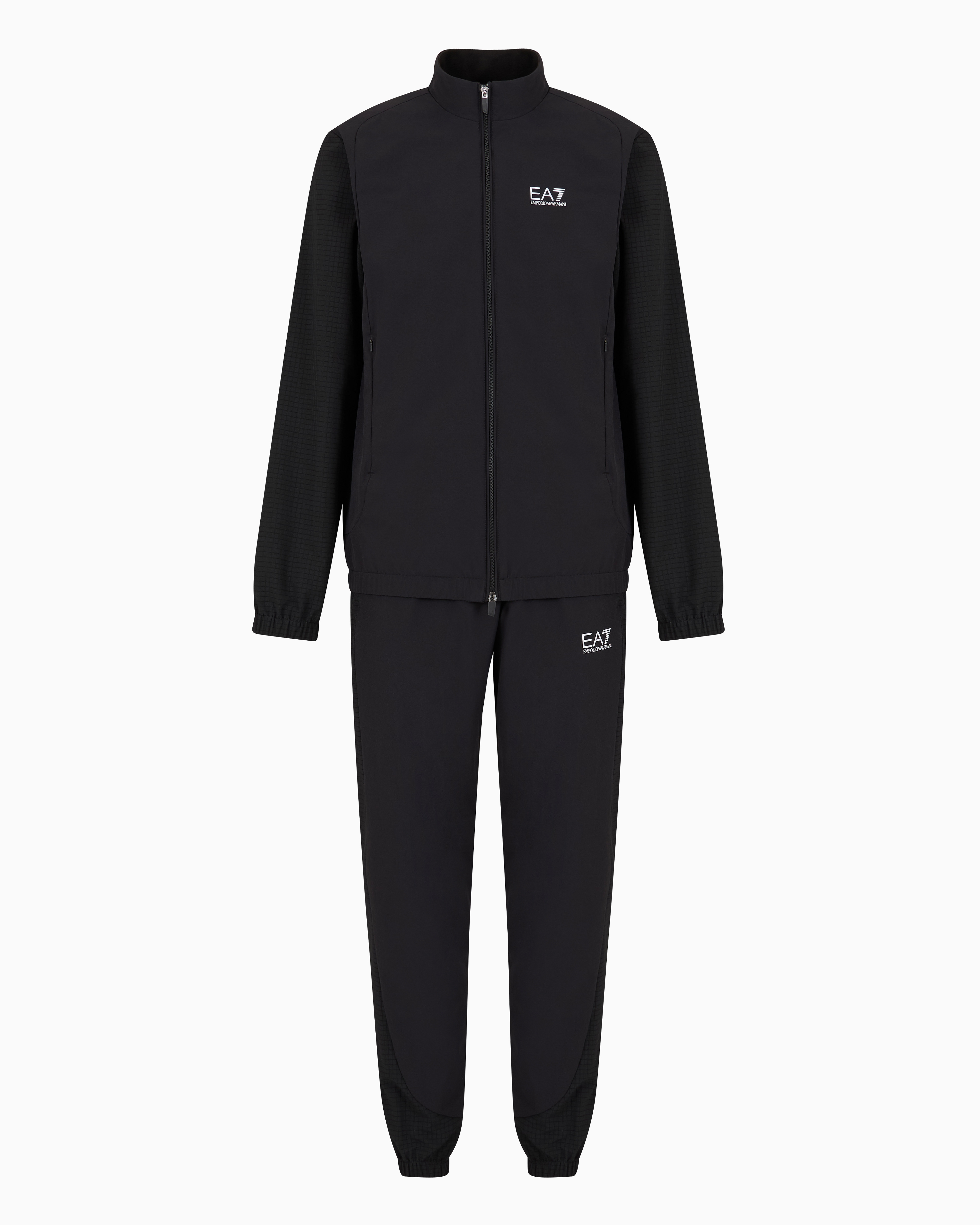 Ea7 Official Store Tennis Pro Tracksuit In Ventus7 Technical Fabric In Black