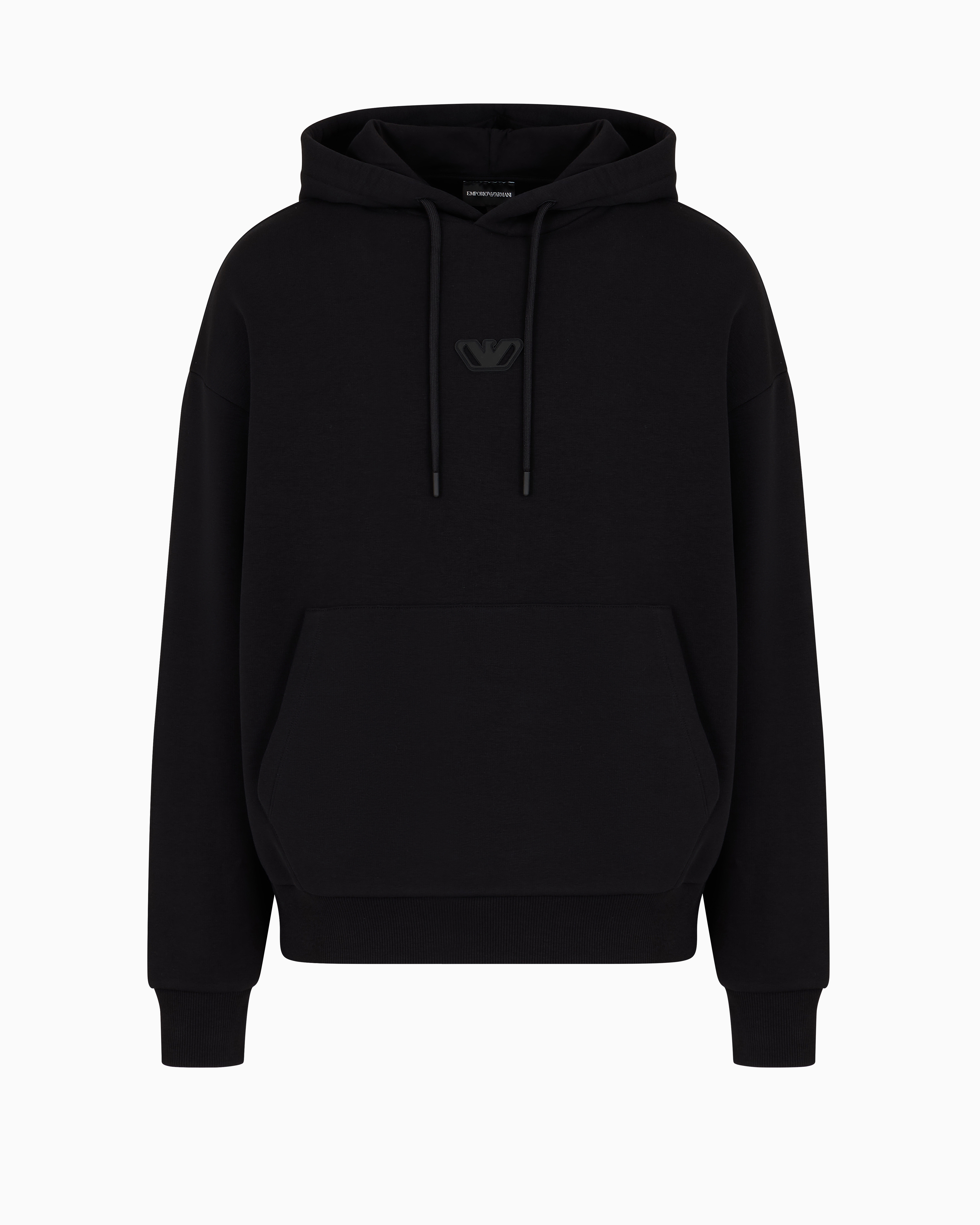 【EMPORIO ARMANI】 Men's Wide Cubic Hoodie: ★ Wide Fit 6D1M6S_1JHLZ_00C3_F_FW2024.jpg