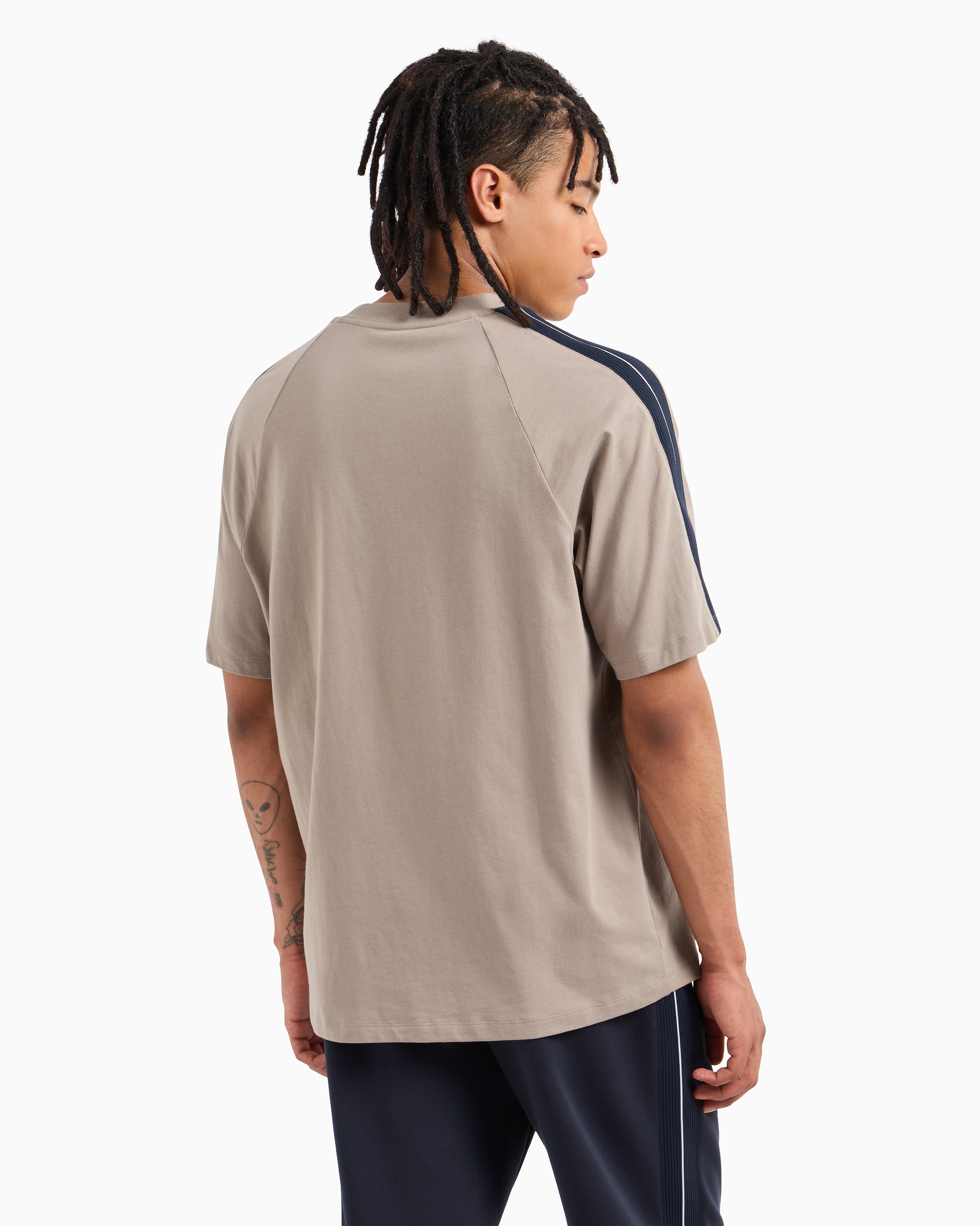 EMPORIO ARMANI◆半袖カットソー/M/コットン/BLK/6K2T9A 2JUFZ Emporio Armani T-shirts and men's pole 8n1tn5 1jpzz 0022 black