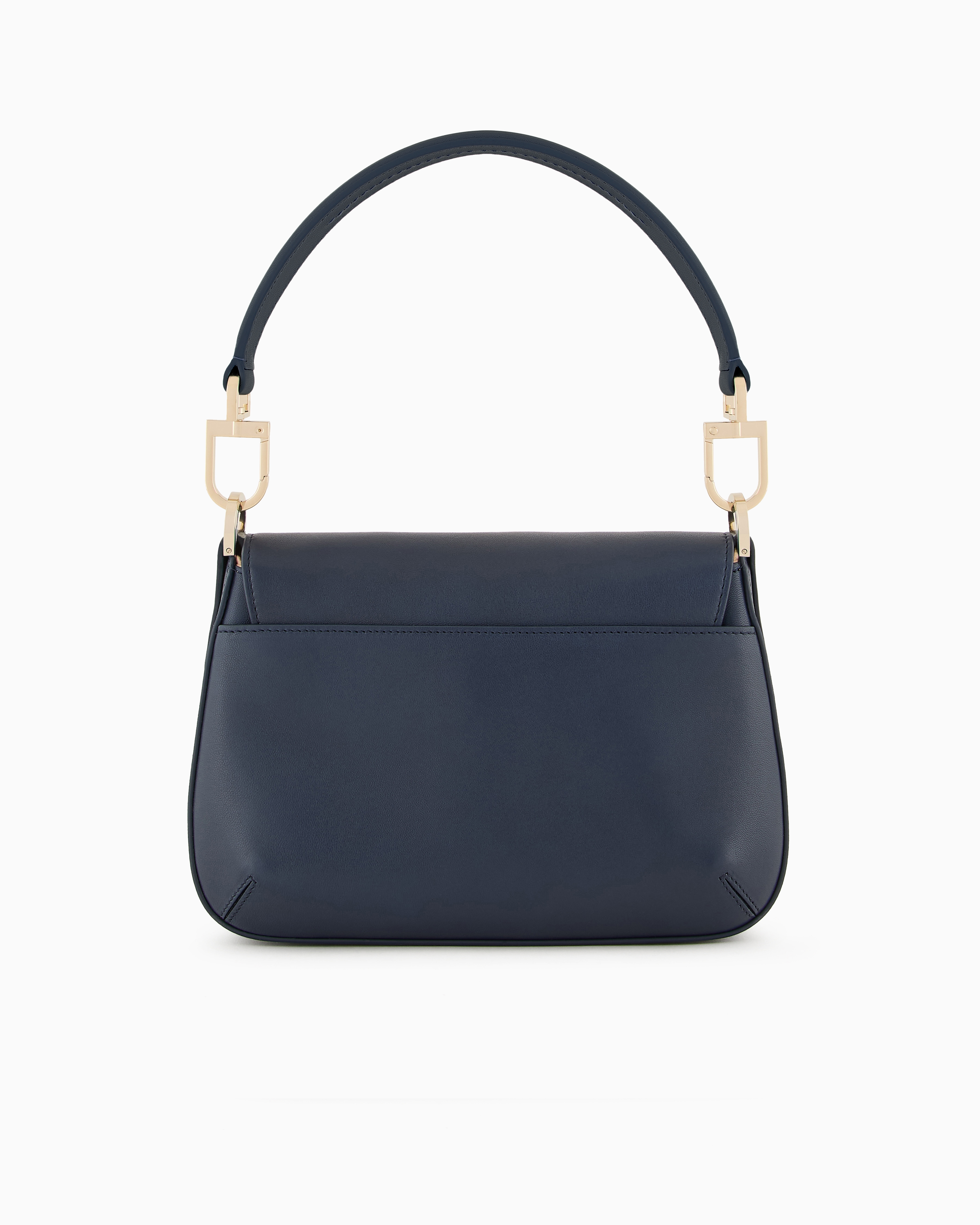 Giorgio Armani Small La Prima Soft Nappa Leather Handbag In Blue
