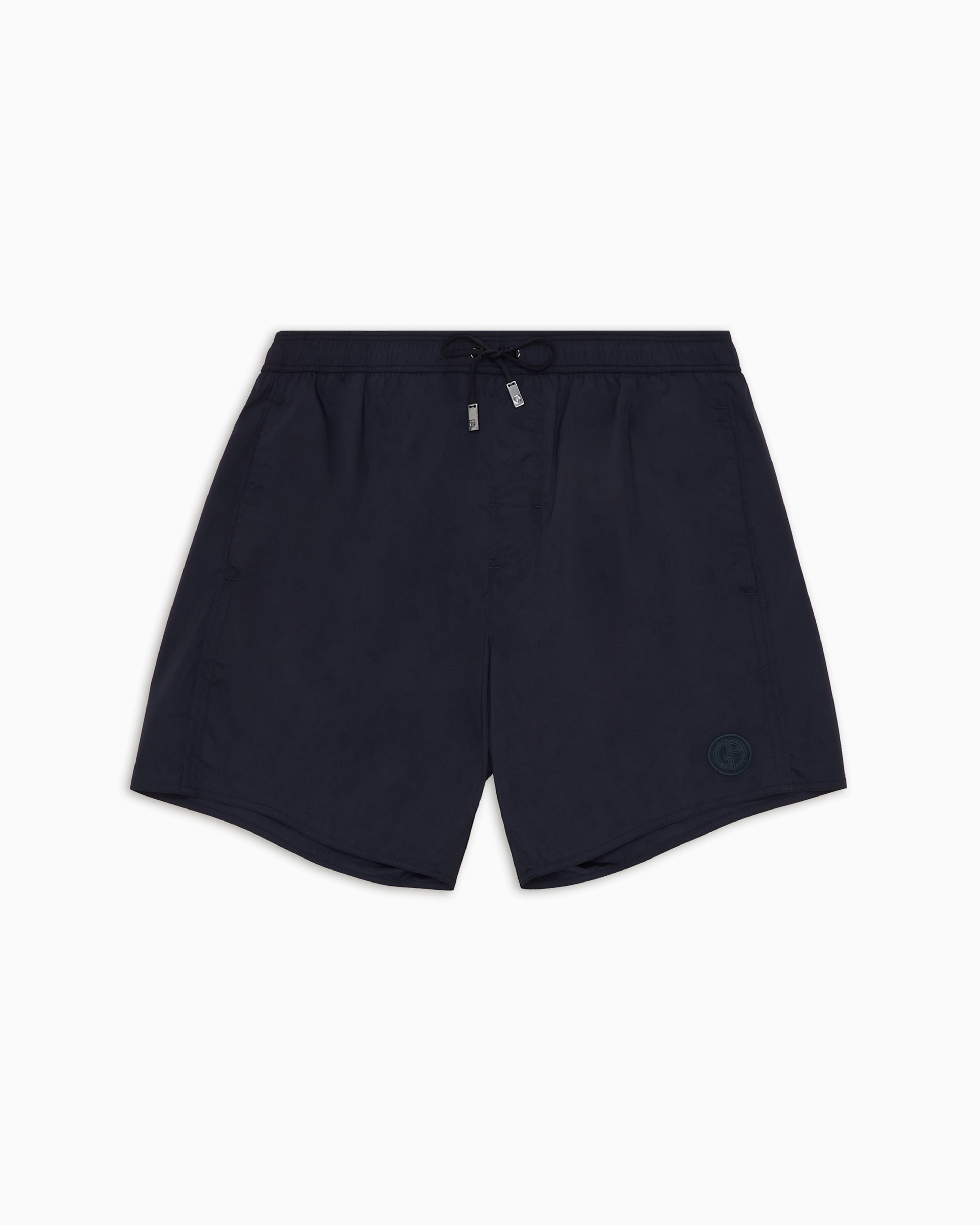 Giorgio Armani Official Store Swim Trunks In Navy Blue