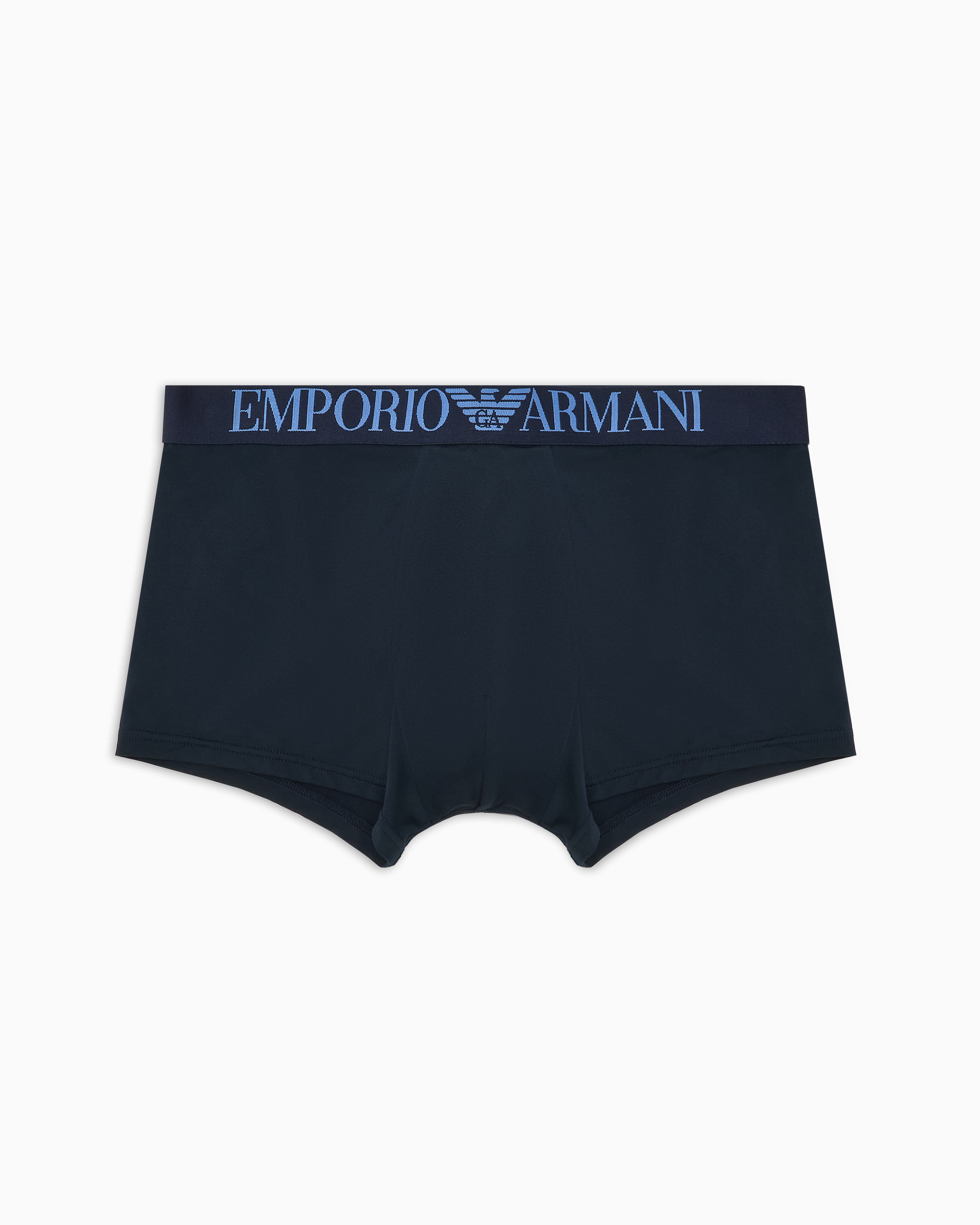 EMPORIO ARMANI ASV ENG ANLIEGENDE BOXERSHORTS AUS RECYCELTER MIKROFASER MIT ALLOVER-PRINT 