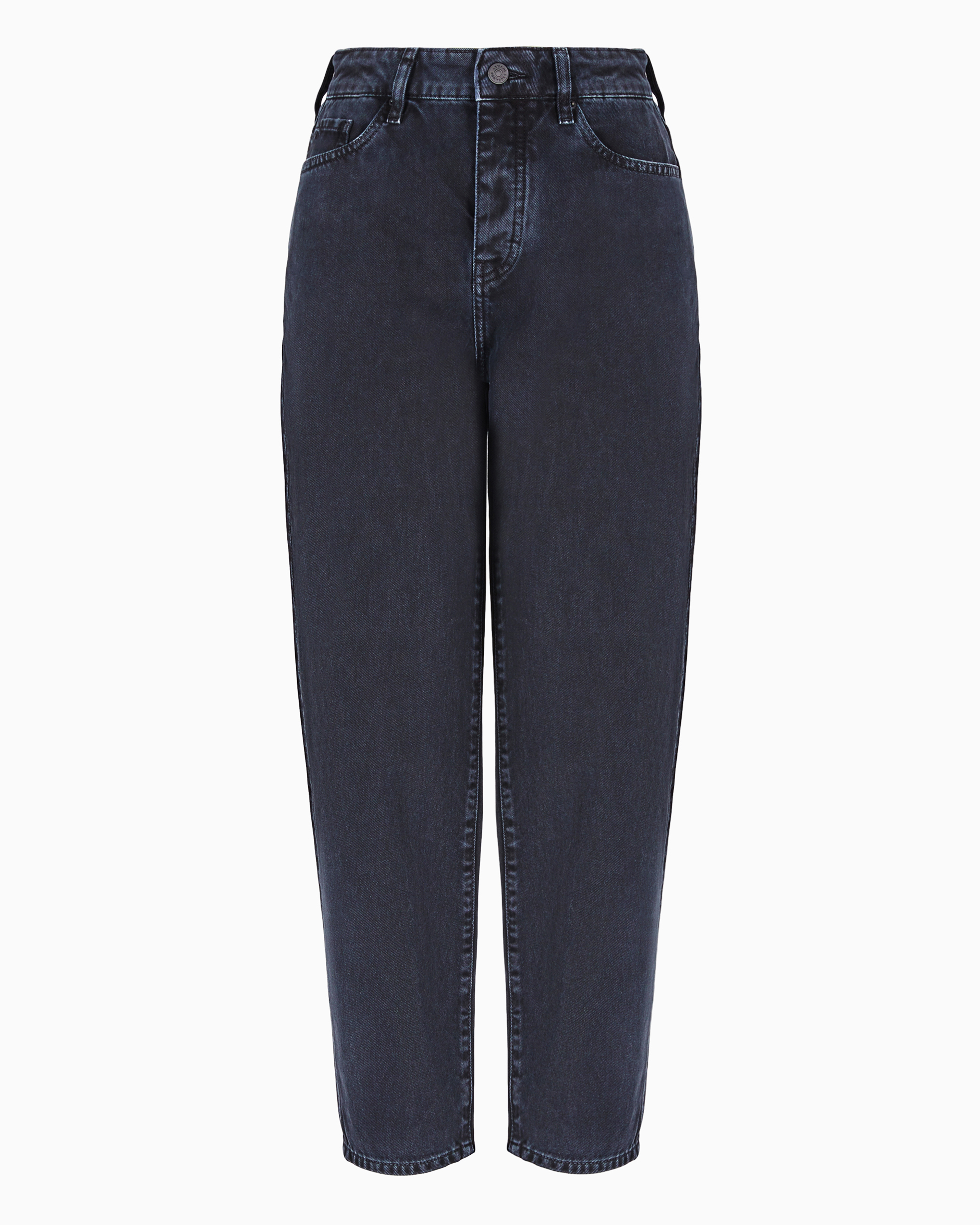 Armani Exchange Official Store Tapered Jeans In Dark Blue