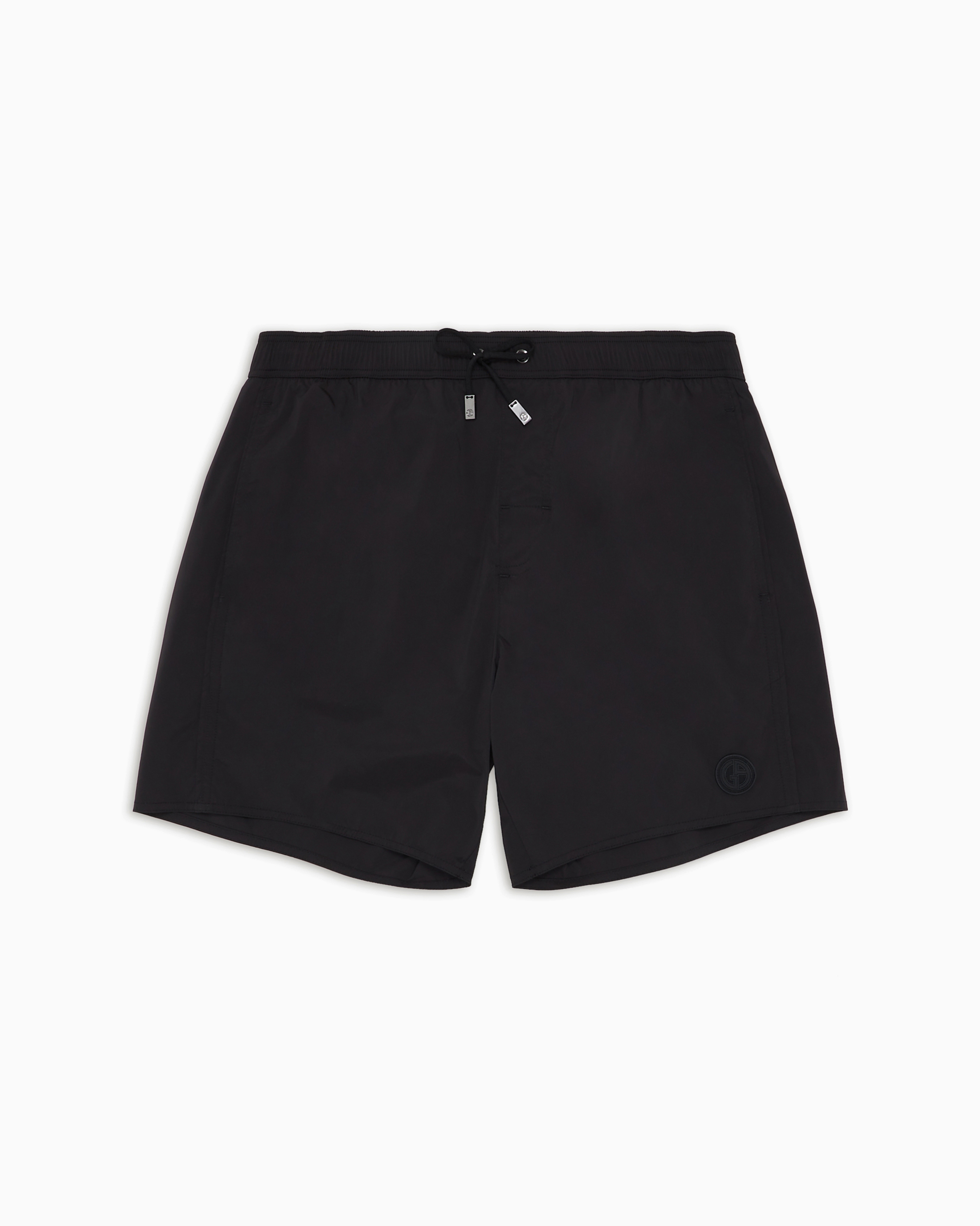 Giorgio Armani Official Store Swim Trunks In Black