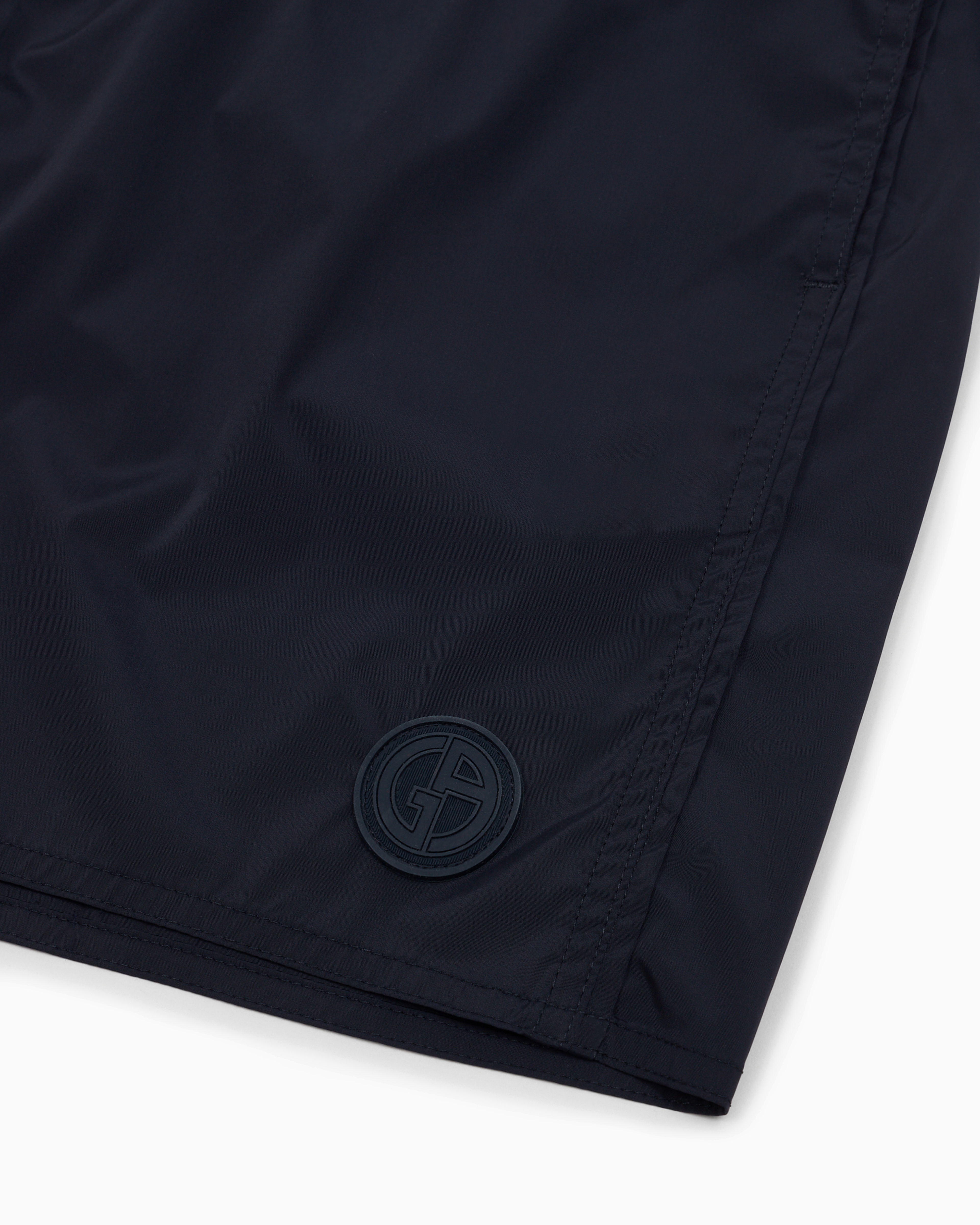 Giorgio Armani Official Store Swim Trunks In Navy Blue