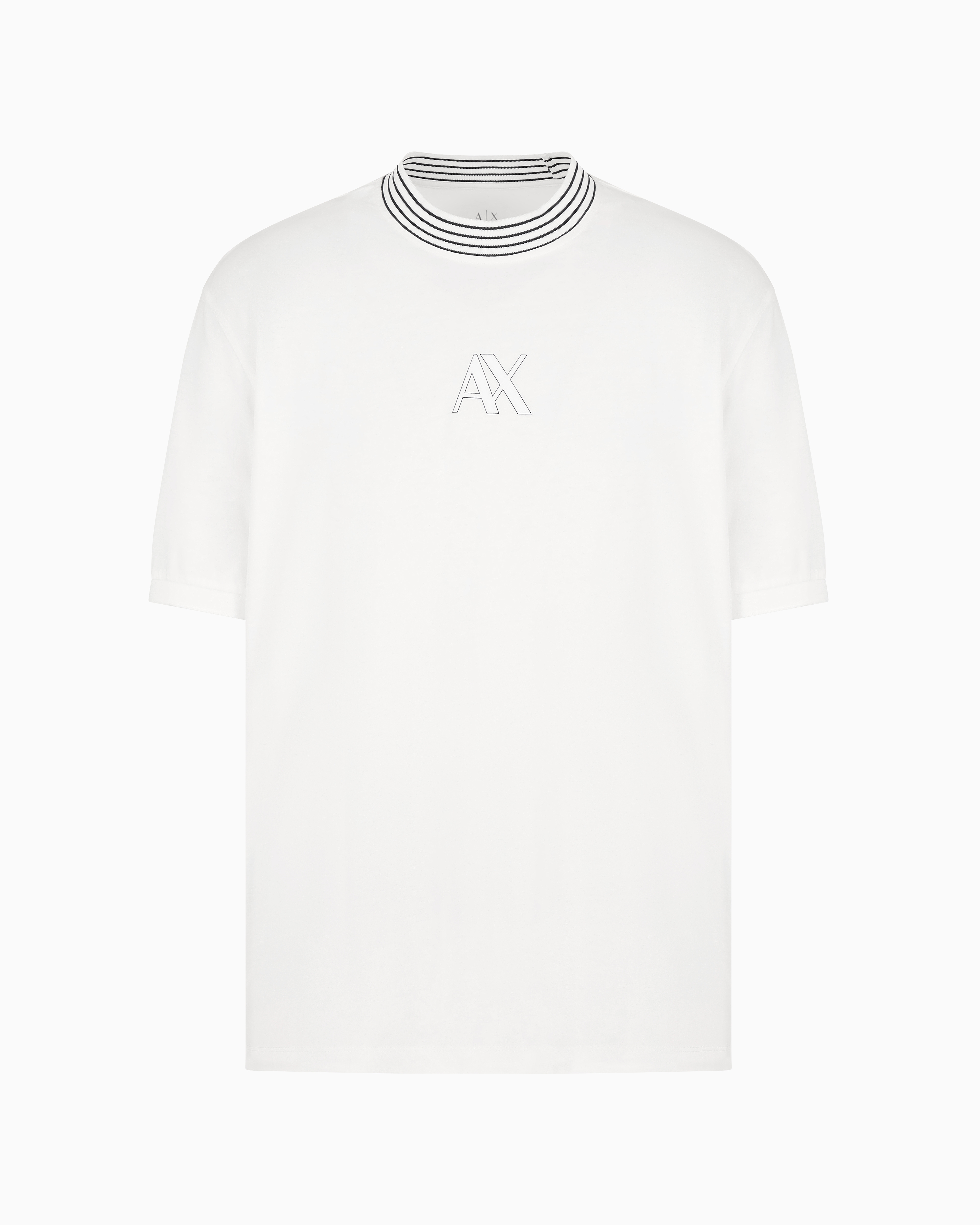 Armani Exchange Official Store Regular Fit T-shirts In White