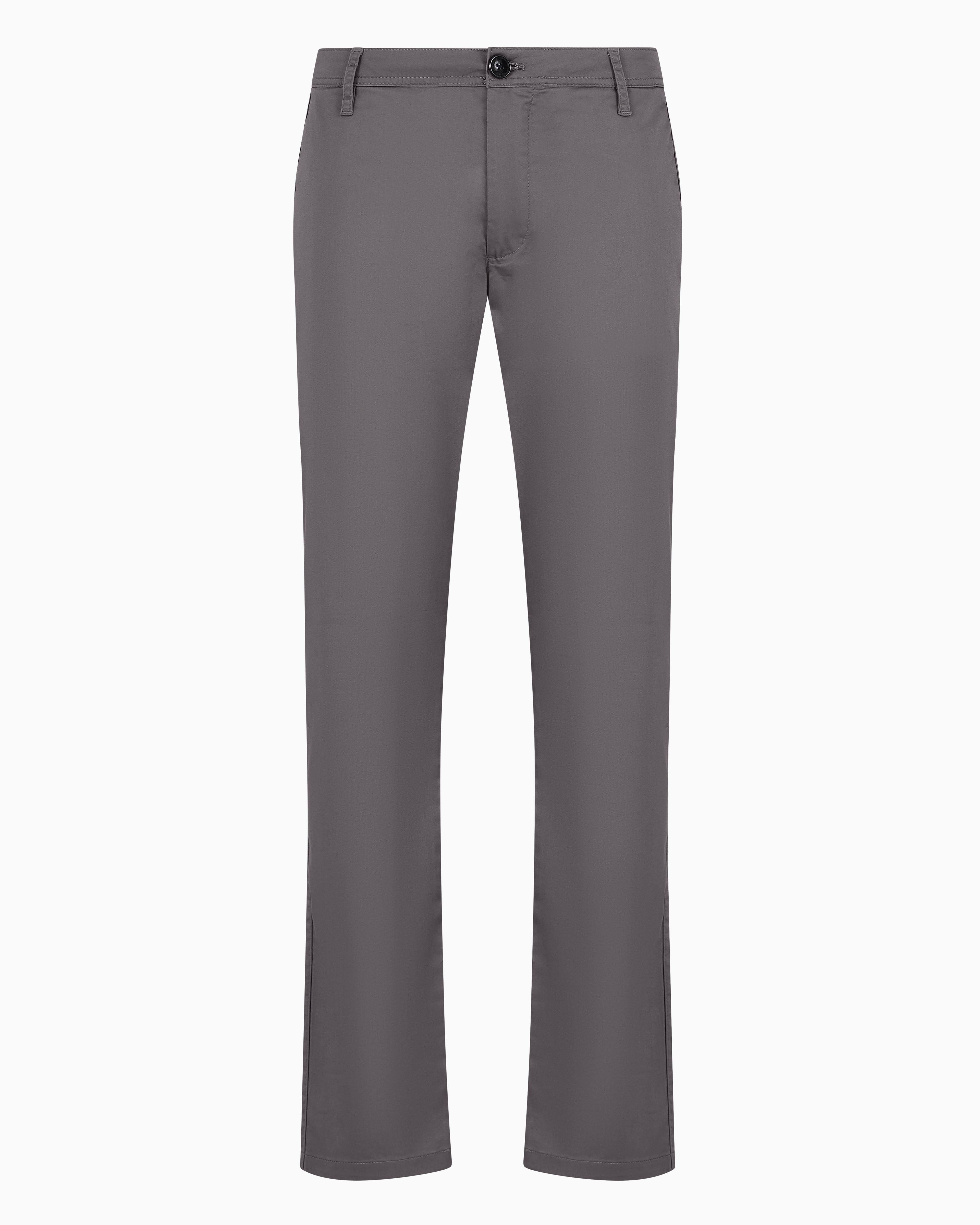 Regular fit gabardine trousers | Armani Exchange