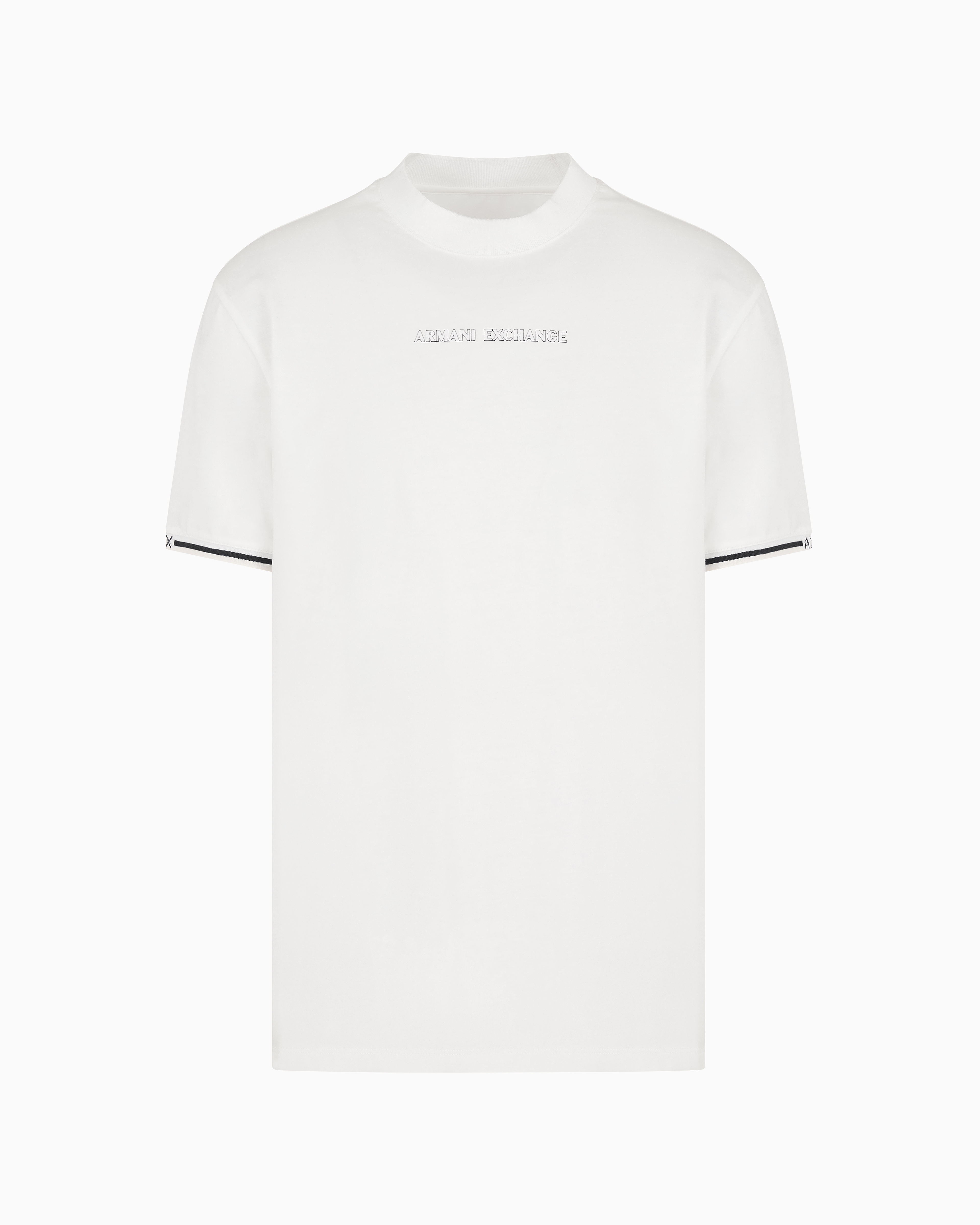 Armani Exchange Official Store Regular Fit T-shirts In White