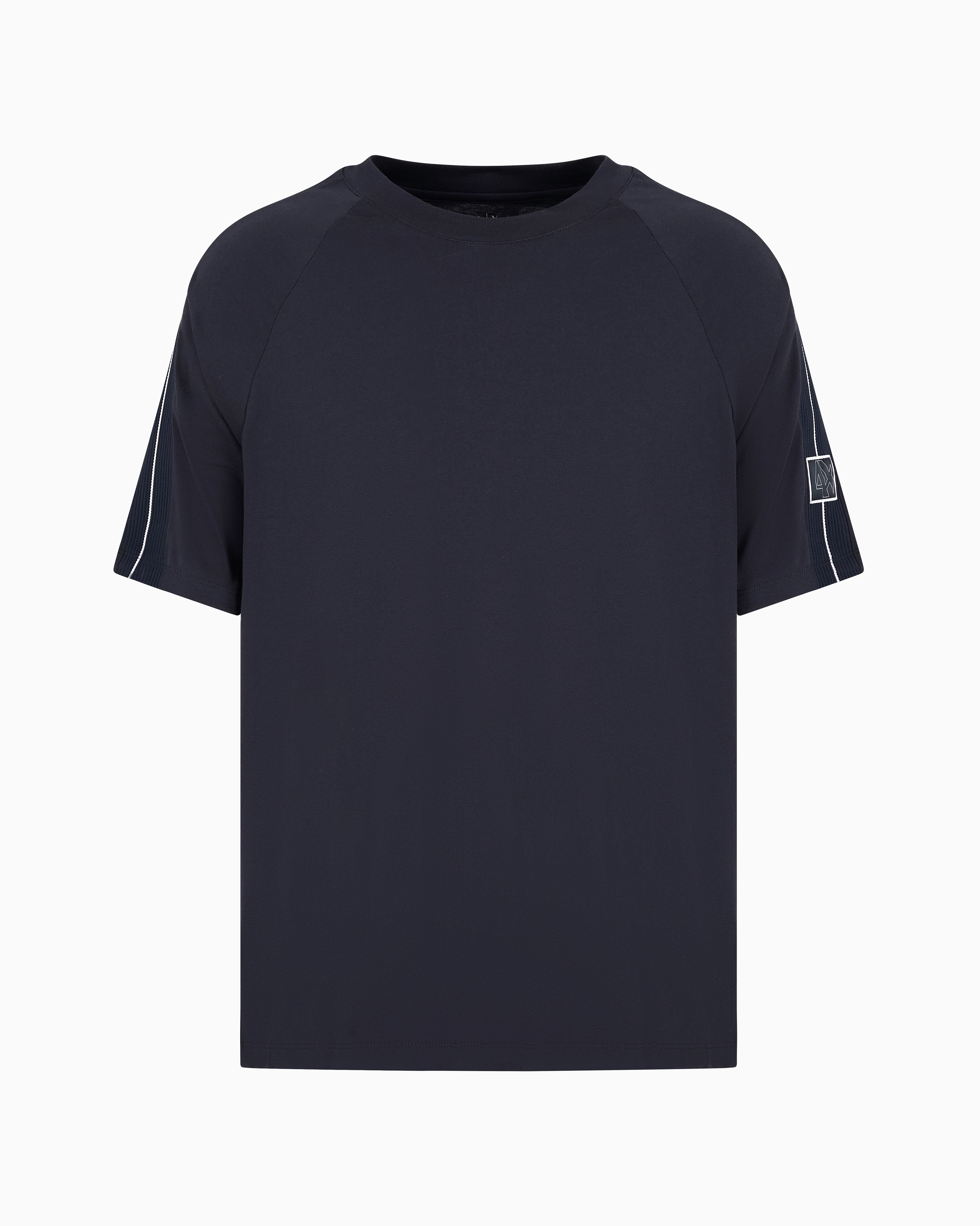 Armani Exchange Official Store Regular Fit T-shirts In Navy Blue