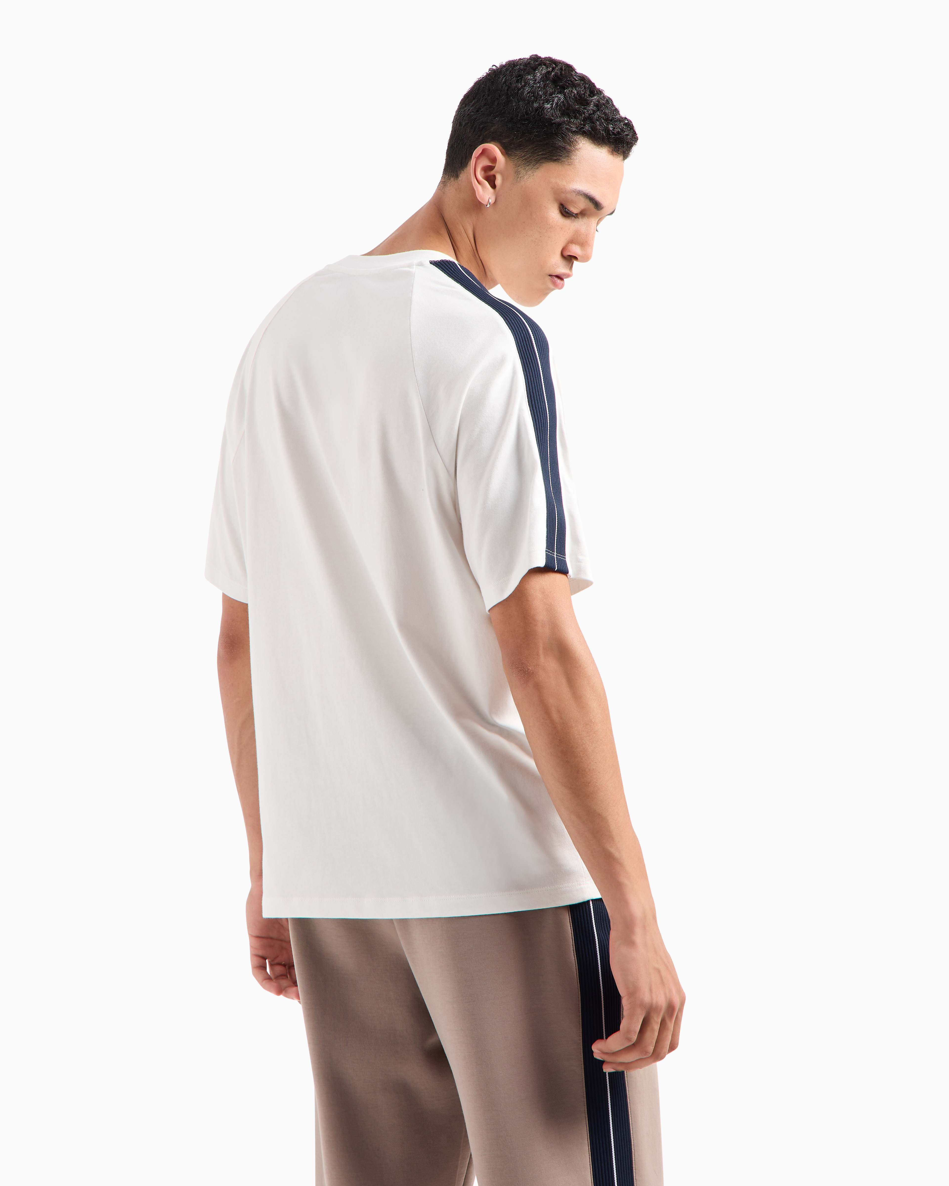 ASV Cotton Sleeve Band T-Shirt | Armani Exchange