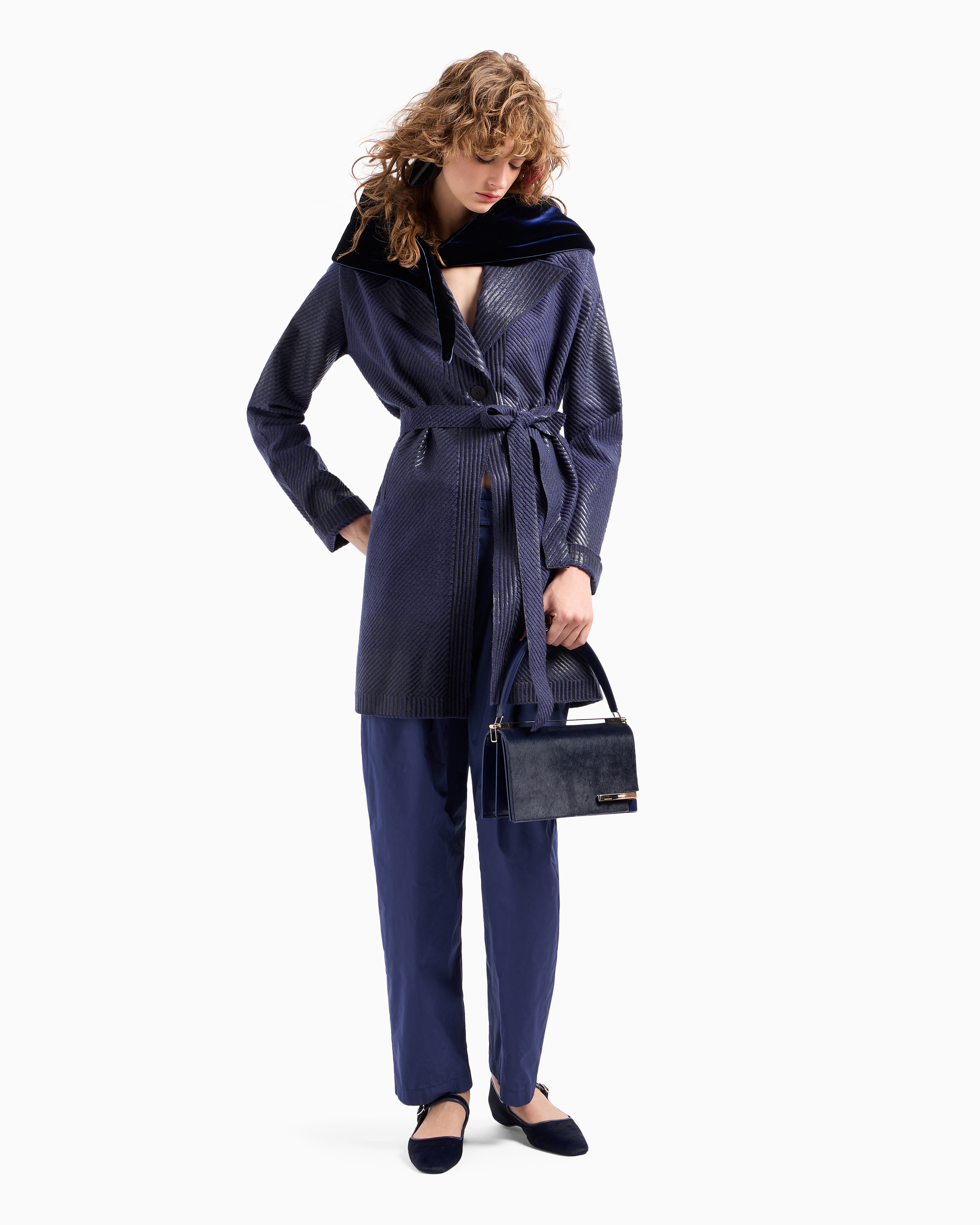 ジャケット GIORGIO ARMANI DOUBLE-BREASTED JACKET IN CASHMERE AND SILK GIORGIO ARMANI DOUBLE-BREASTED JACKET IN CASHMERE AND SILK