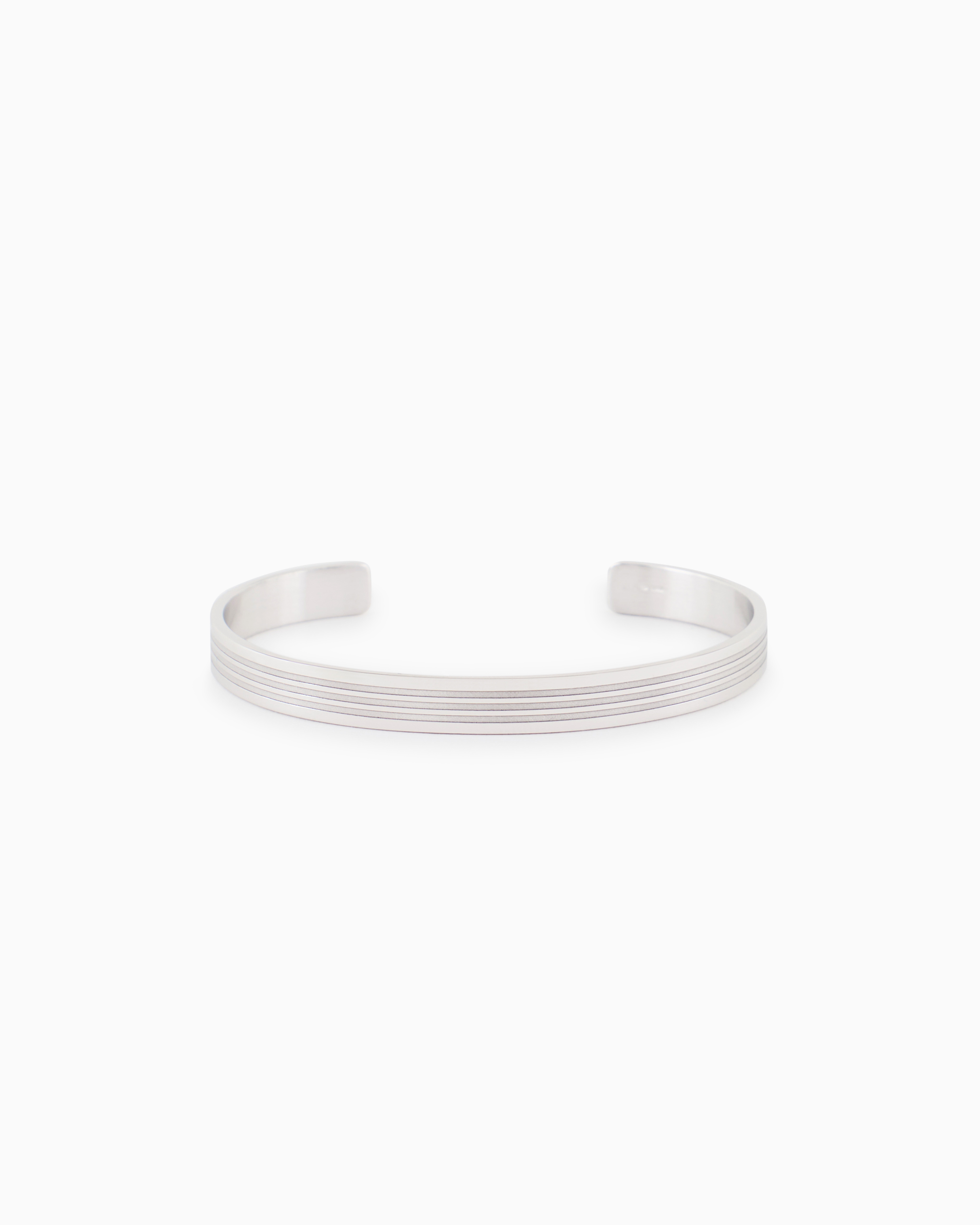 Giorgio Armani Official Store Sterling Silver Bangle