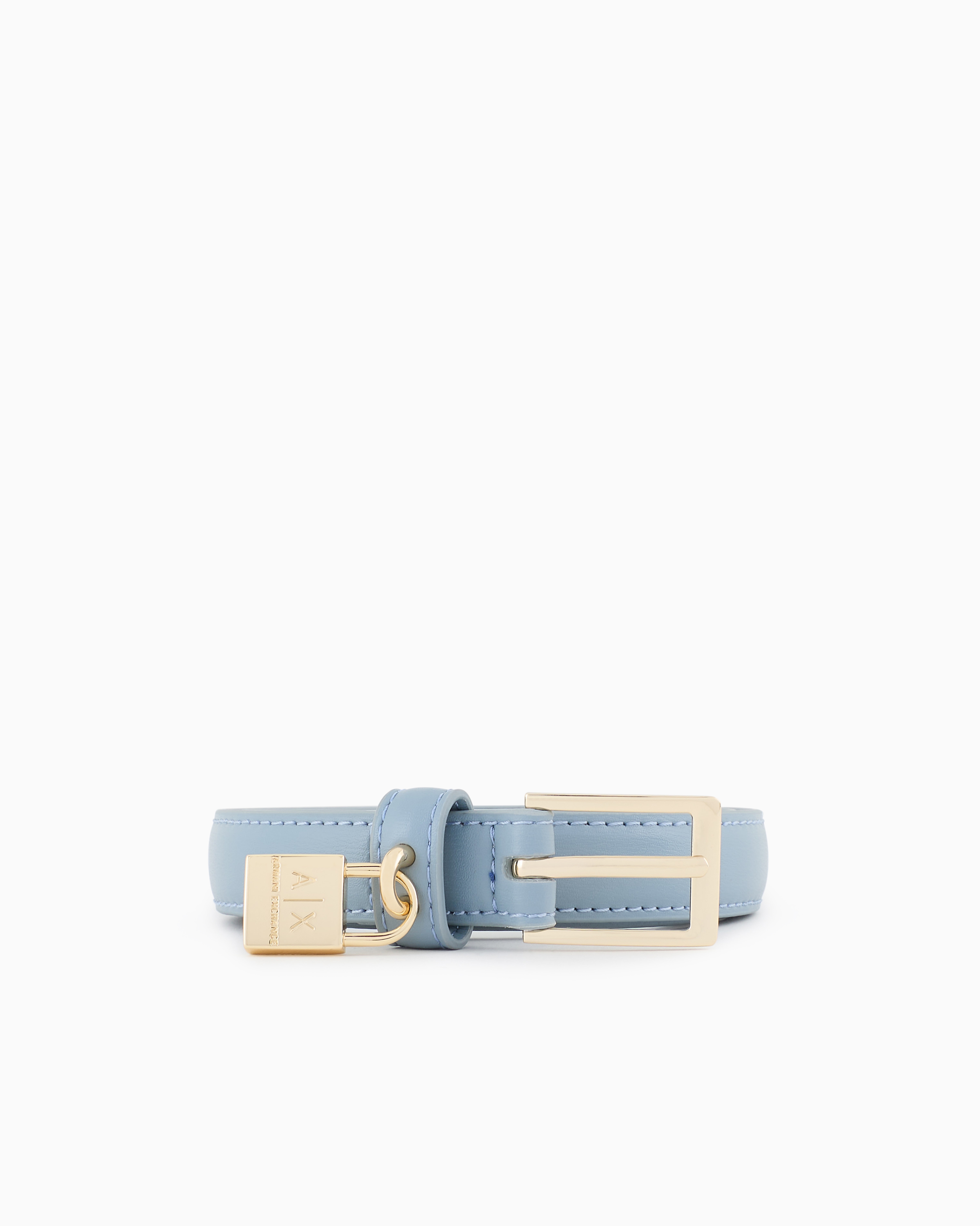 Armani Exchange Official Store Belts In Azure