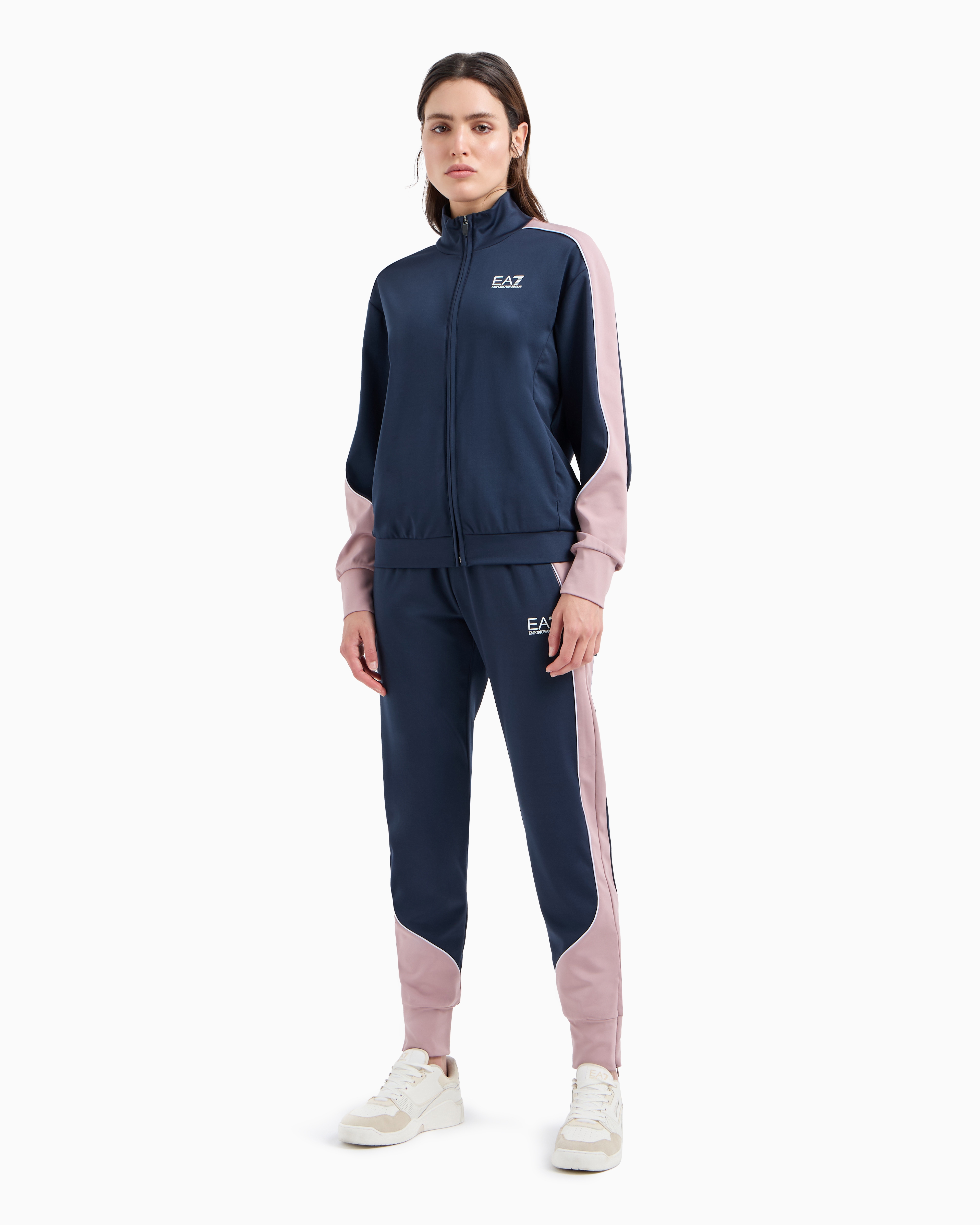 Shop Ea7 Tennis Pro Tracksuit In Ventus7 Technical Fabric In Two-tone