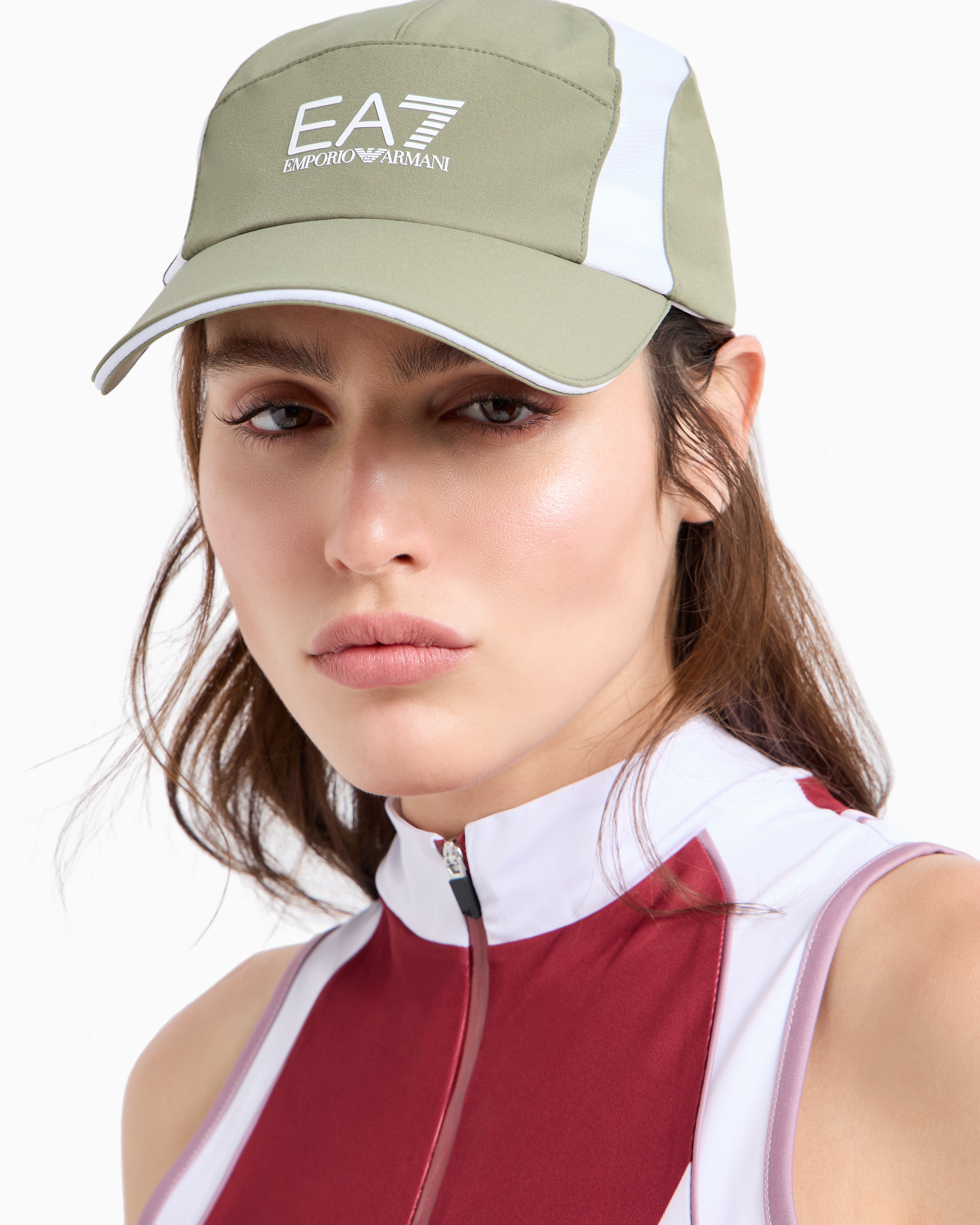 Shop Ea7 Tennis Pro Baseball Cap In Light Green