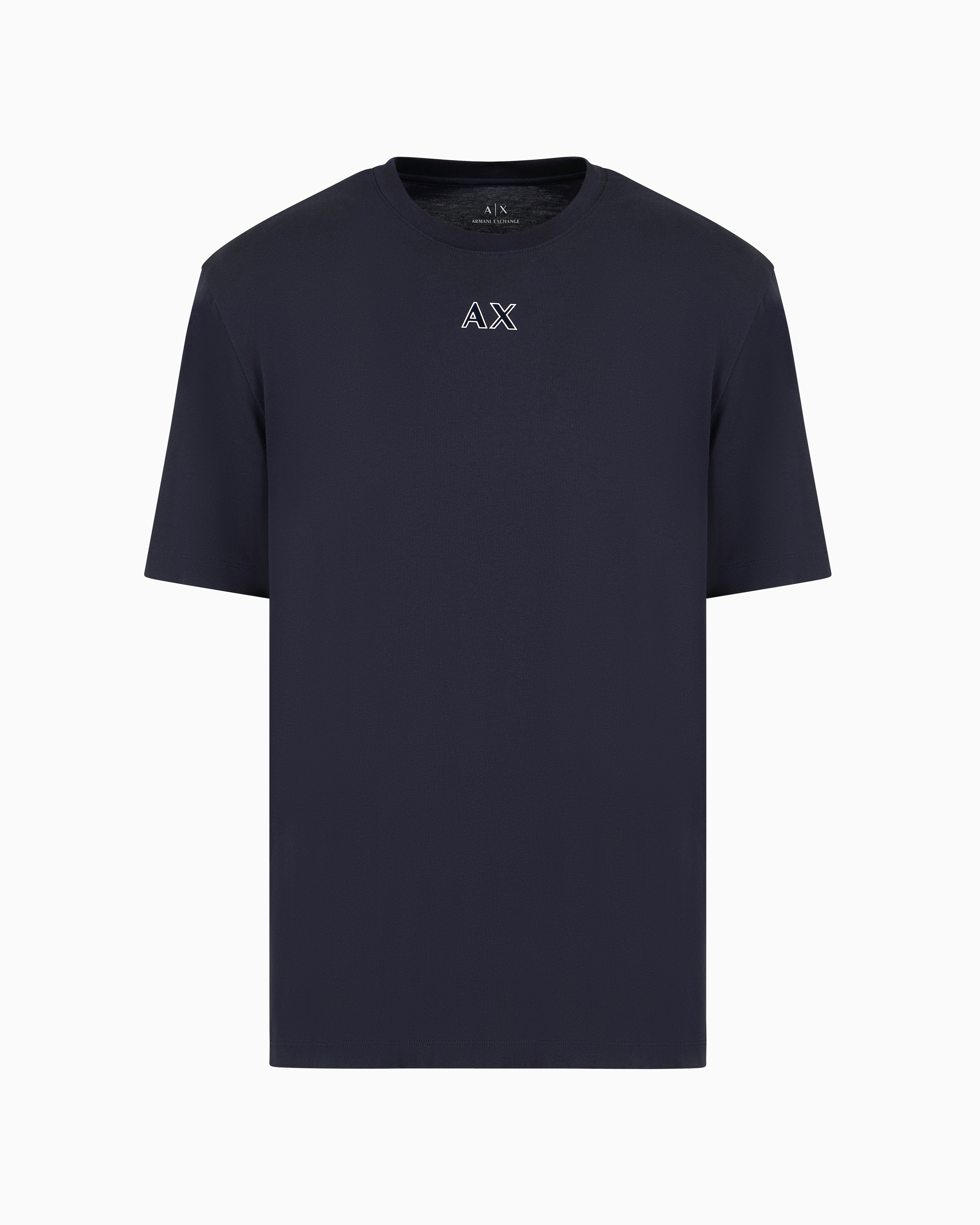 Armani Exchange Official Store Regular Fit T-shirts In Navy Blue