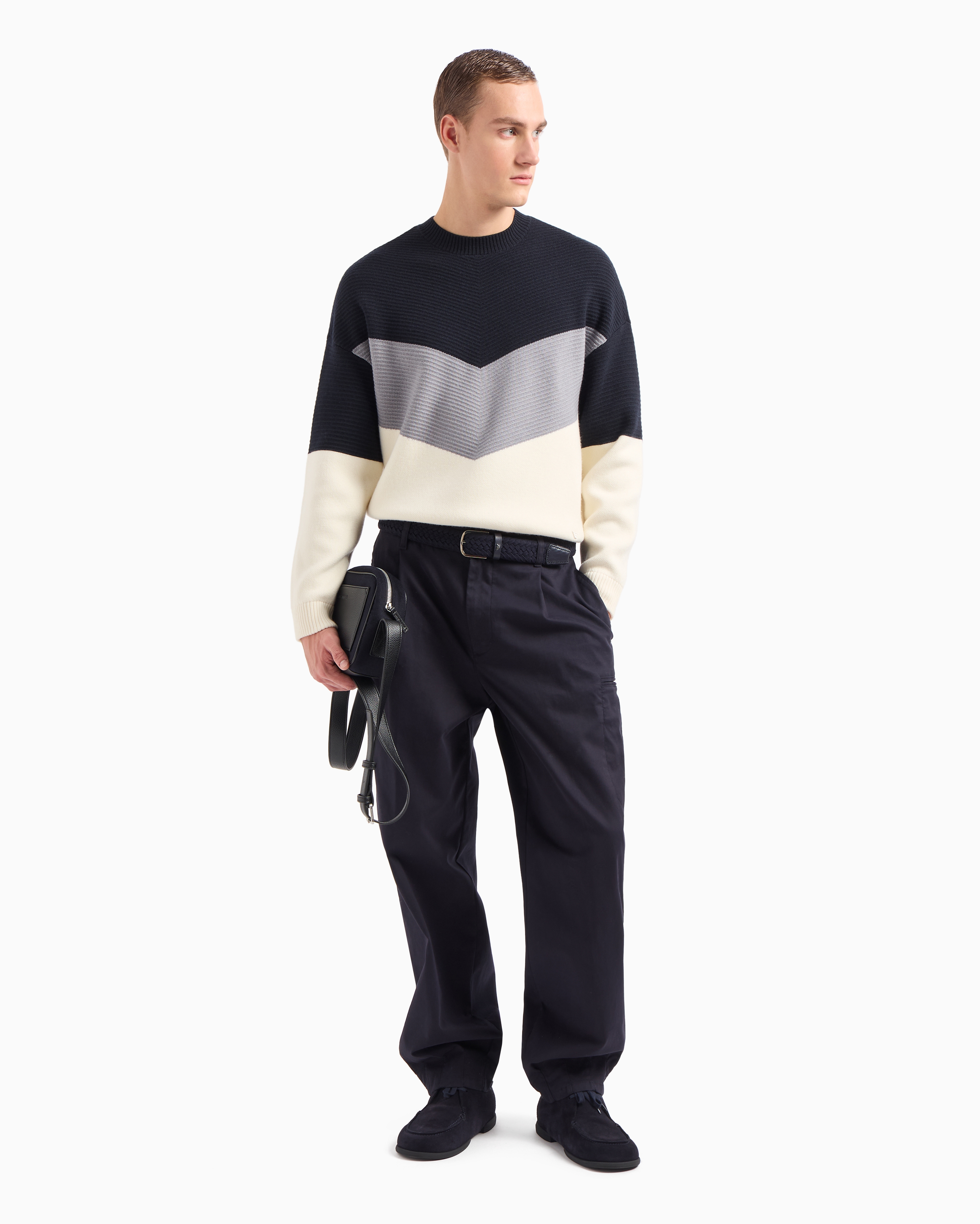 Emporio Armani Official Store Sweaters In Pattern