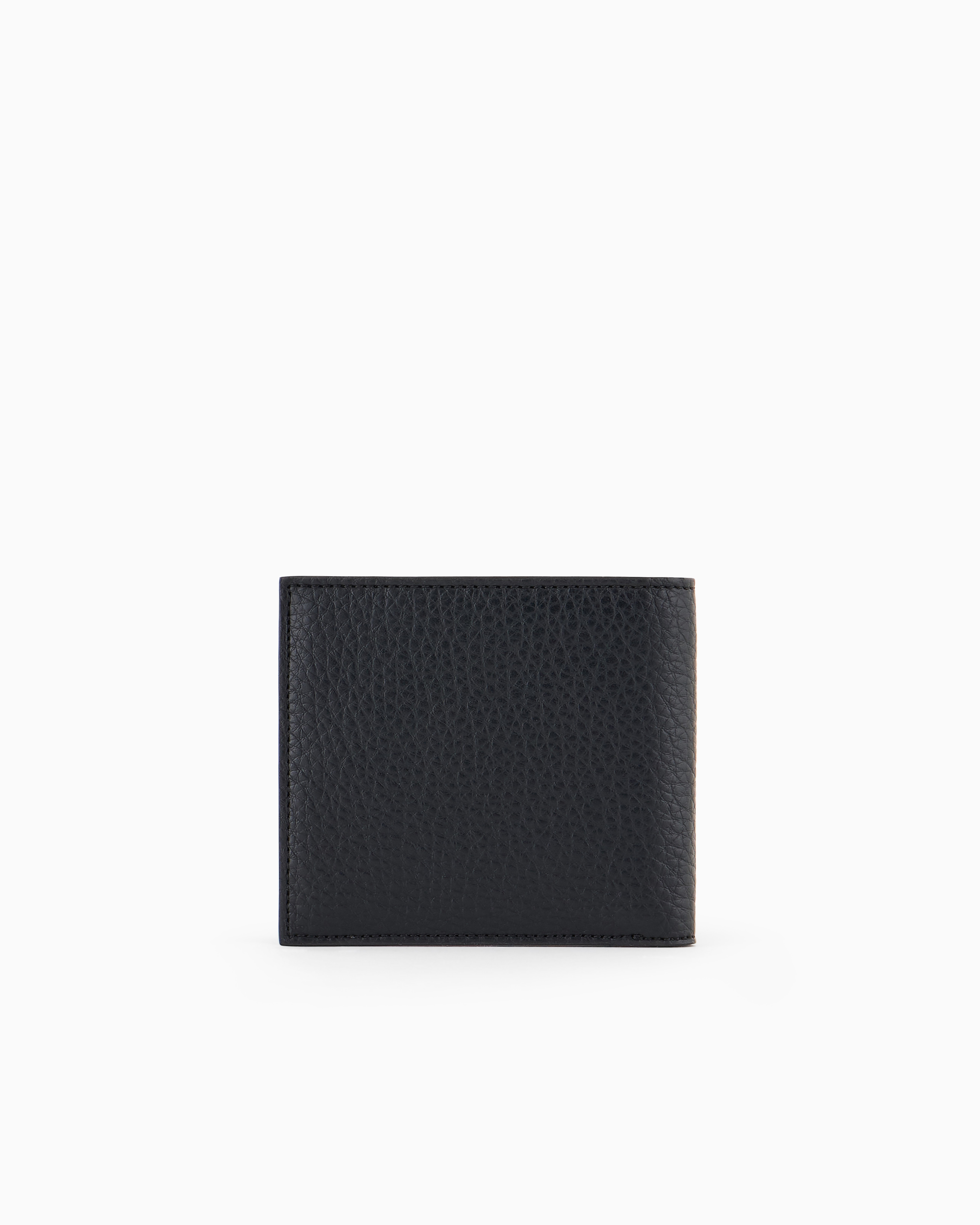 Shop Armani Exchange Asv Recycled Book Wallet In Black