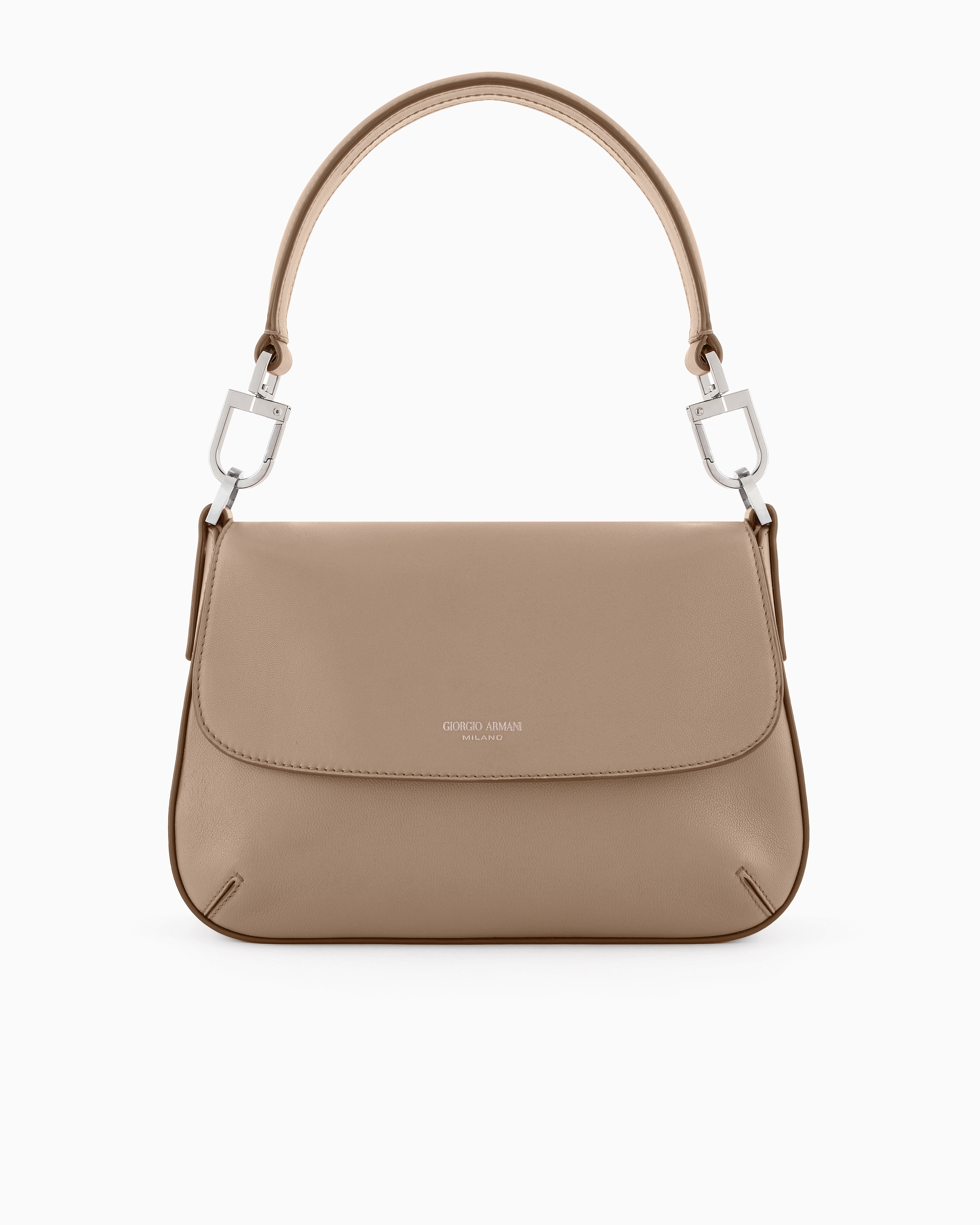 Small la Prima Soft nappa leather handbag | Giorgio Armani