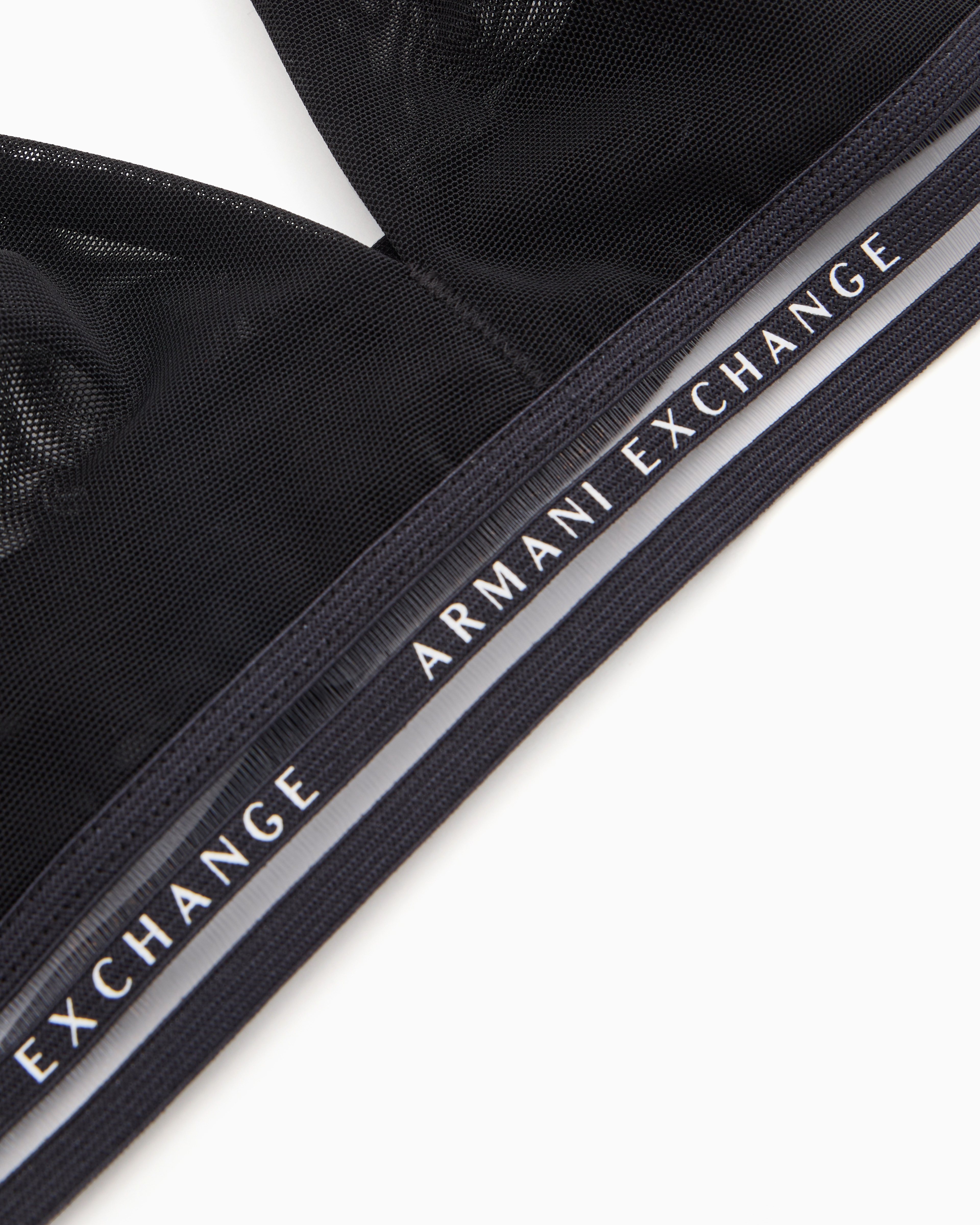 Armani Exchange Bralette Bra In Black