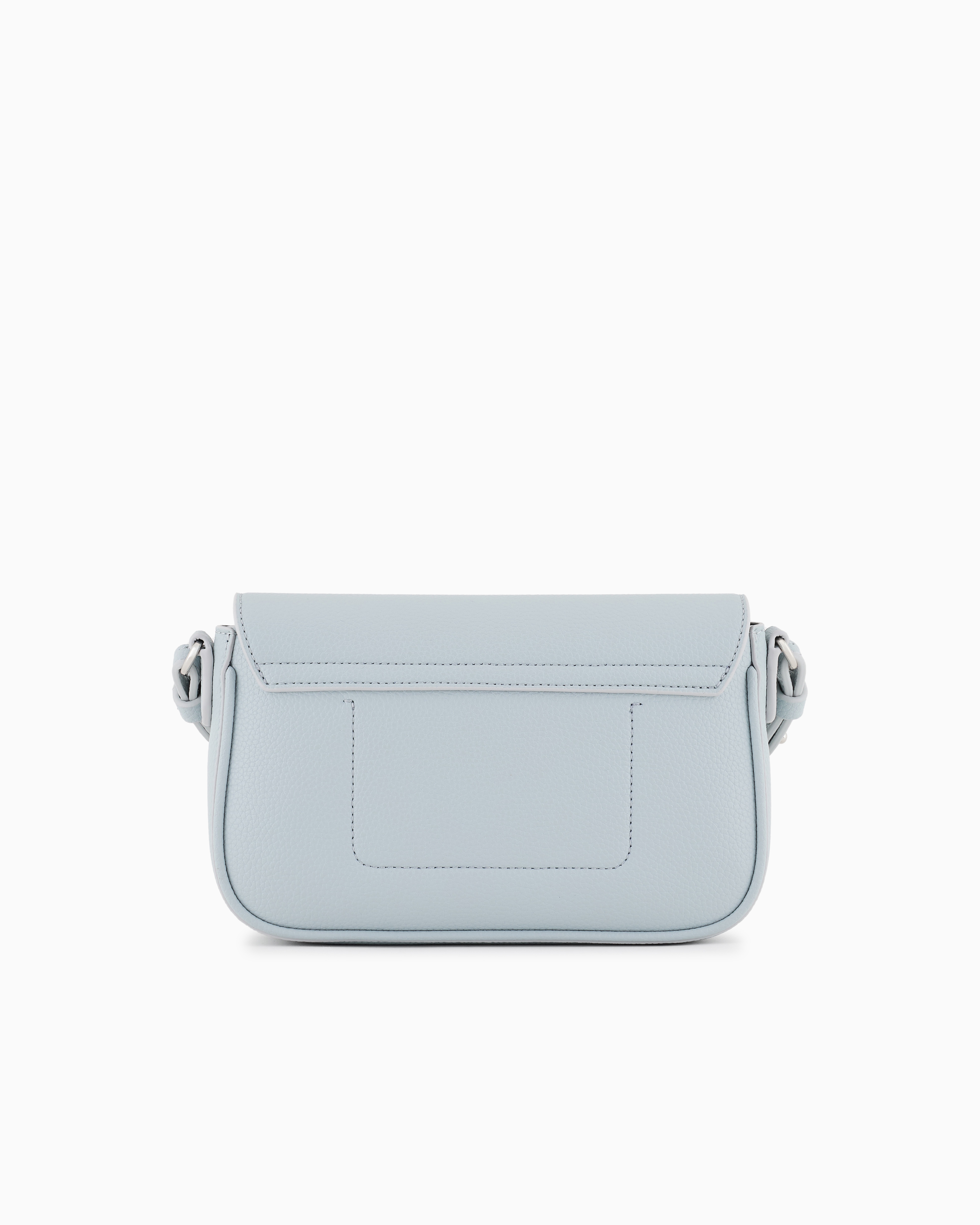 Emporio Armani Official Store Deer-print Mini Bag In Light Gray