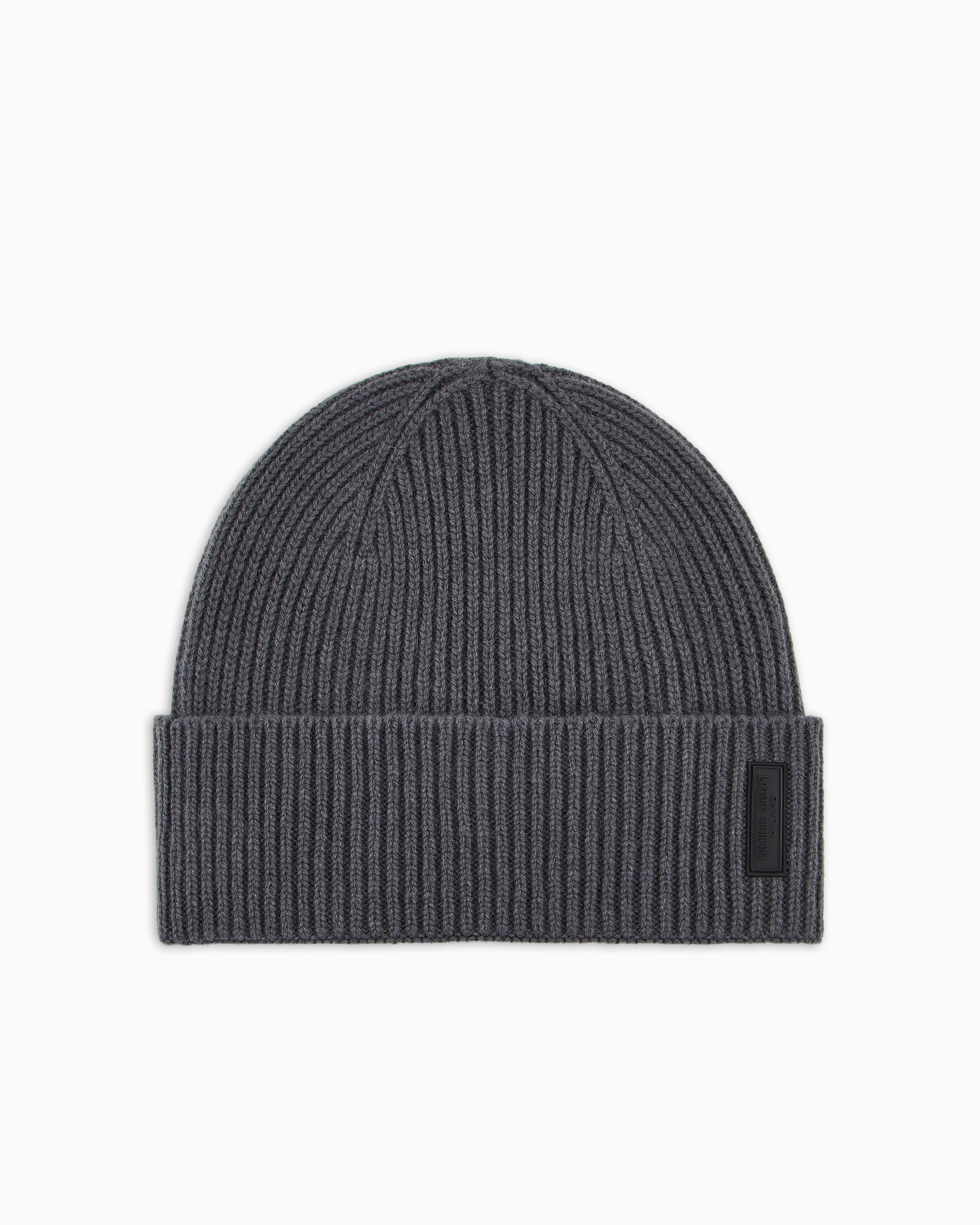 Giorgio Armani Cashmere Beanie In Grey