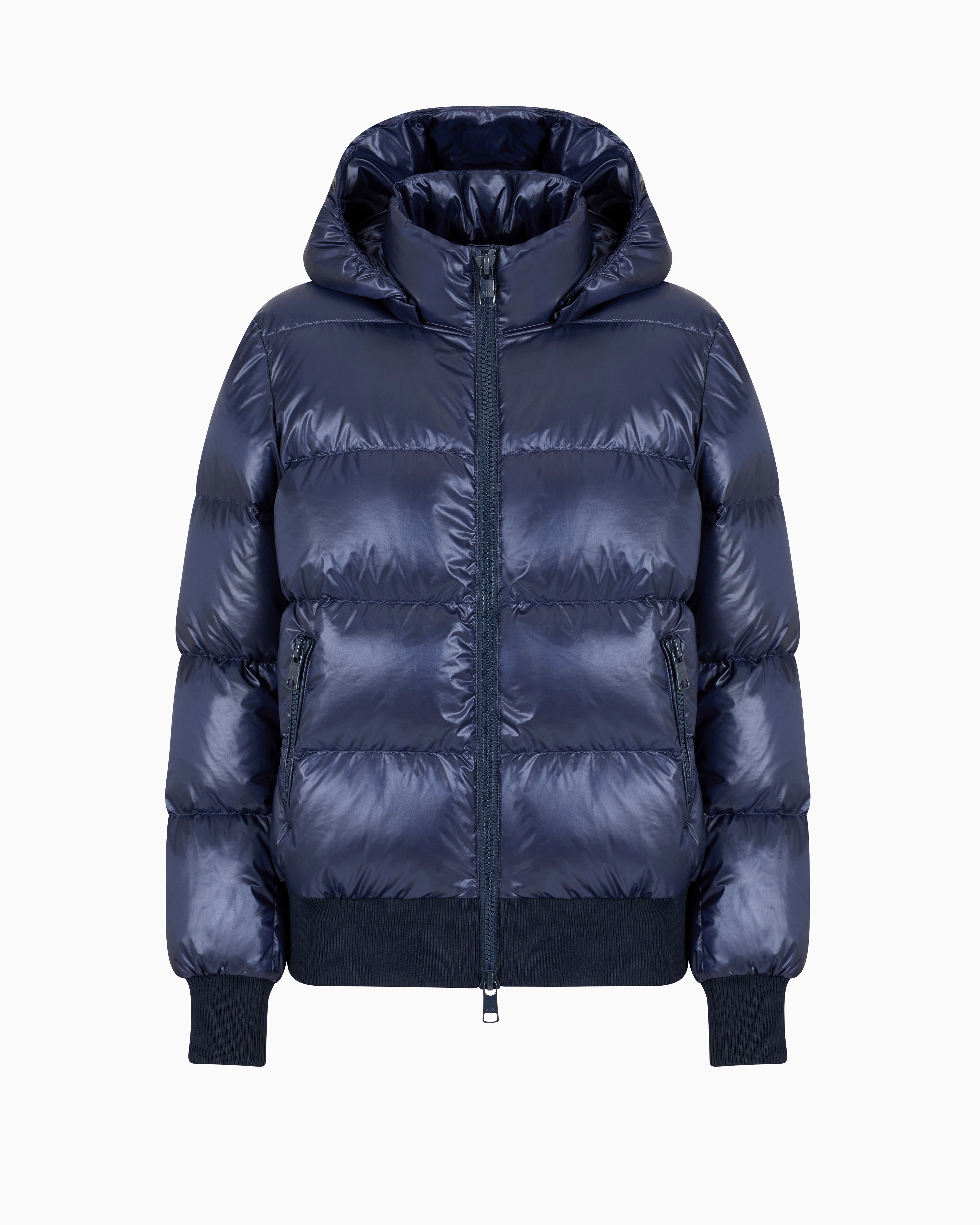 ARMANI EXCHANGE ICON PROJECT PADDED JACKET WITH HOOD 