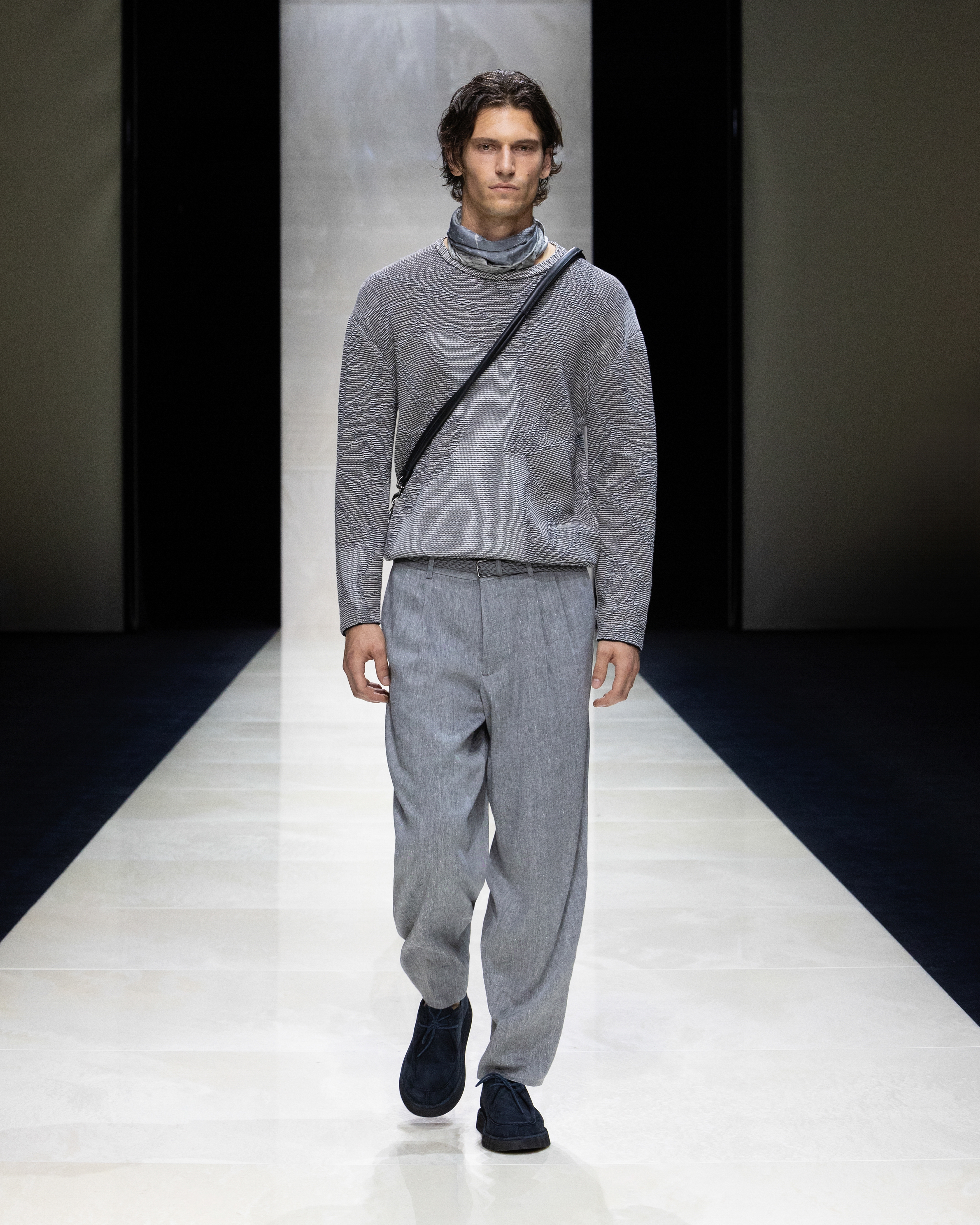 GIORGIO ARMANI シルク/カシミヤ/レーヨン ニットセーター 洗える】カシミヤブレンド ハイネック ニット （ニット