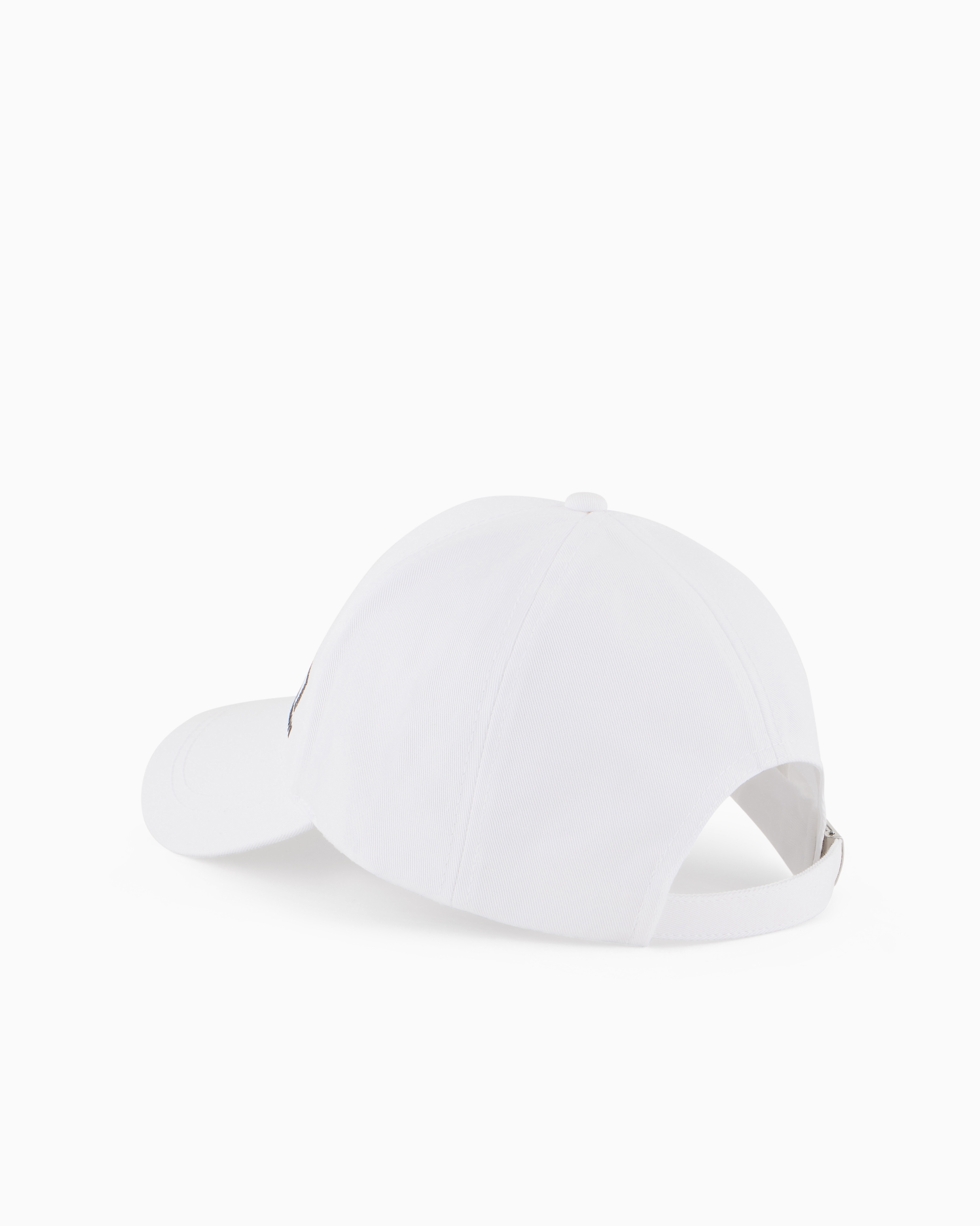 Shop Ea7 Train Core Cotton Baseball Cap In Two-tone