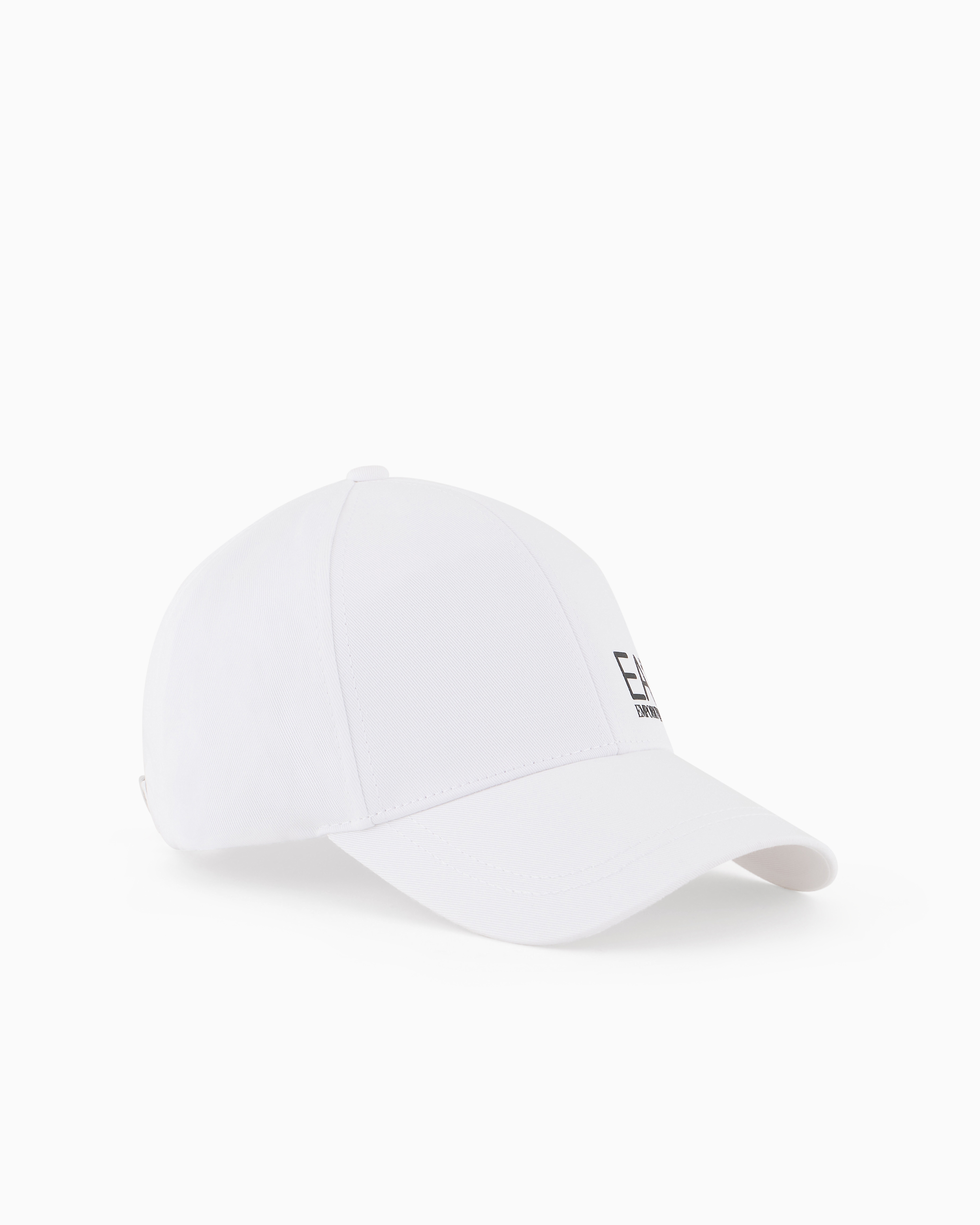 Shop Ea7 Train Core Cotton Baseball Cap In Two-tone