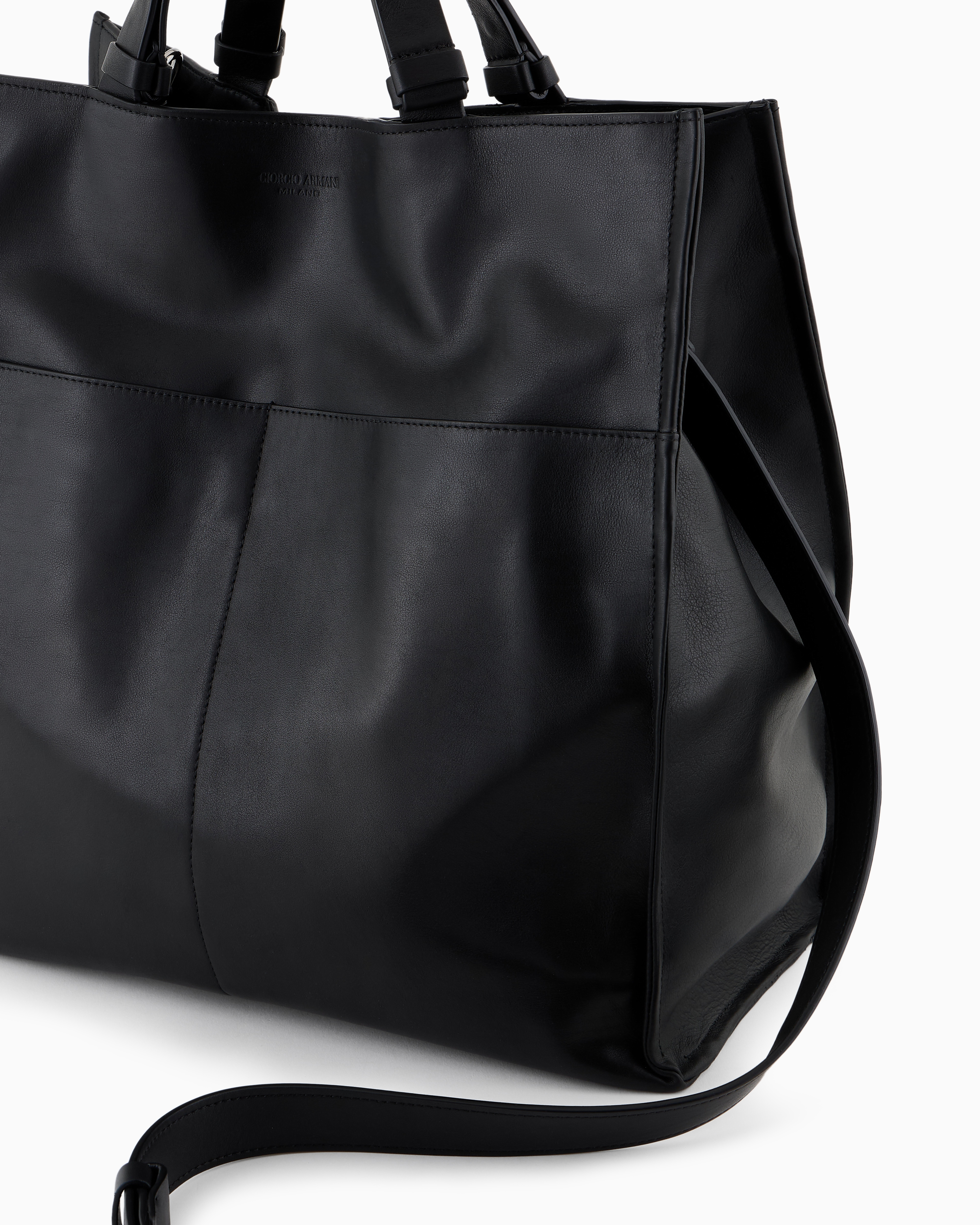 Giorgio Armani Shoppers In Black