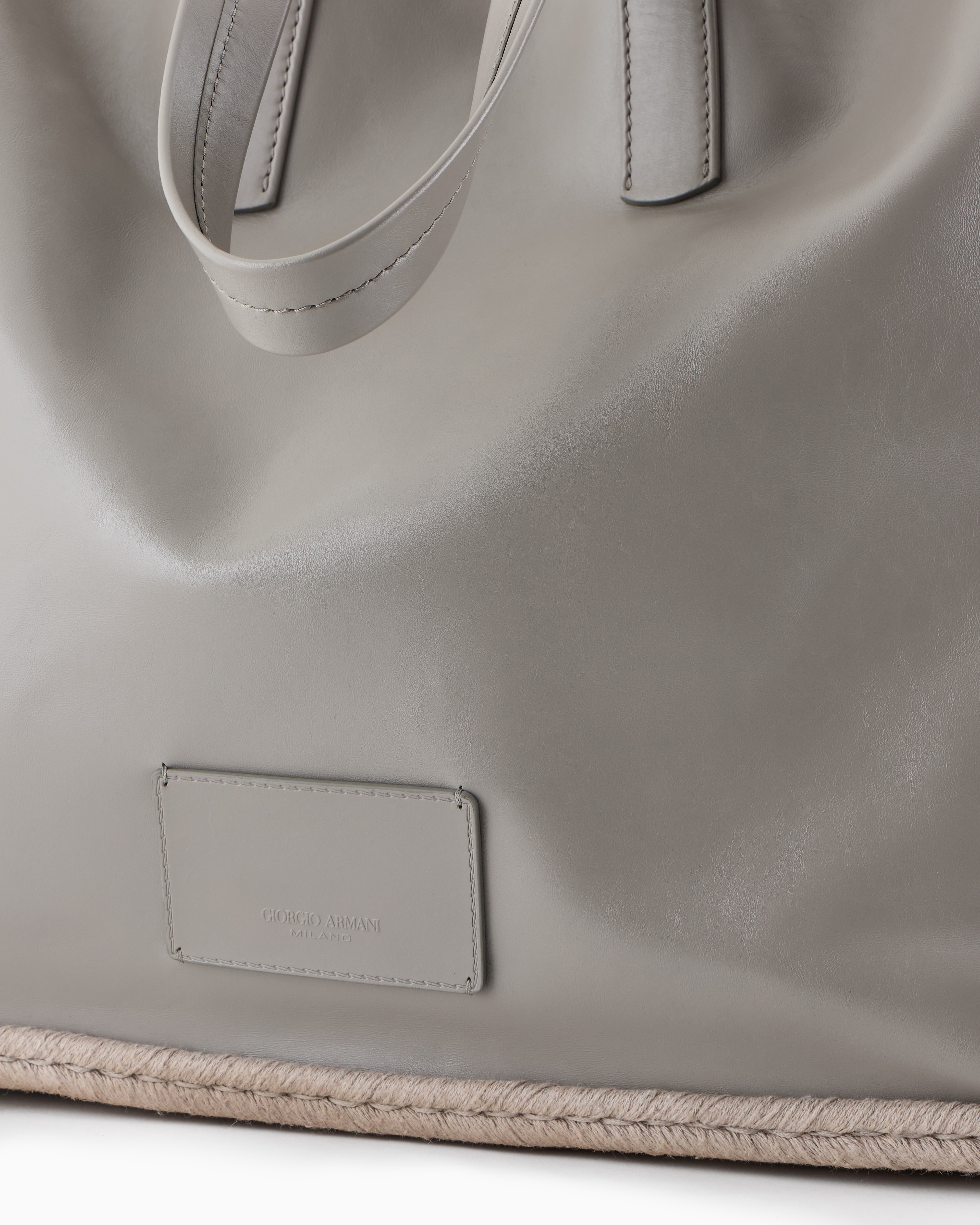Giorgio Armani Nappa-leather And Rope Shopper Bag