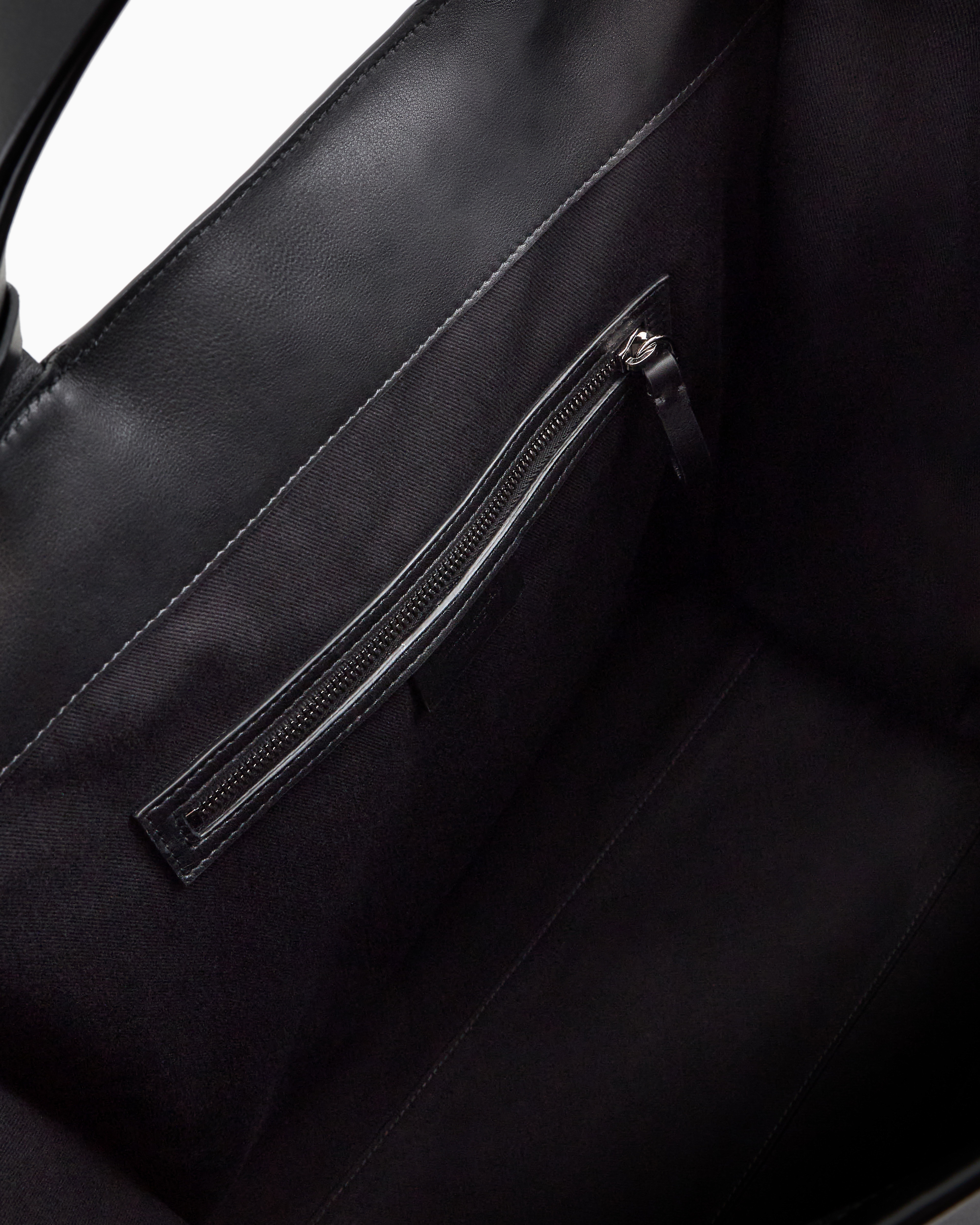 Giorgio Armani Shoppers In Black
