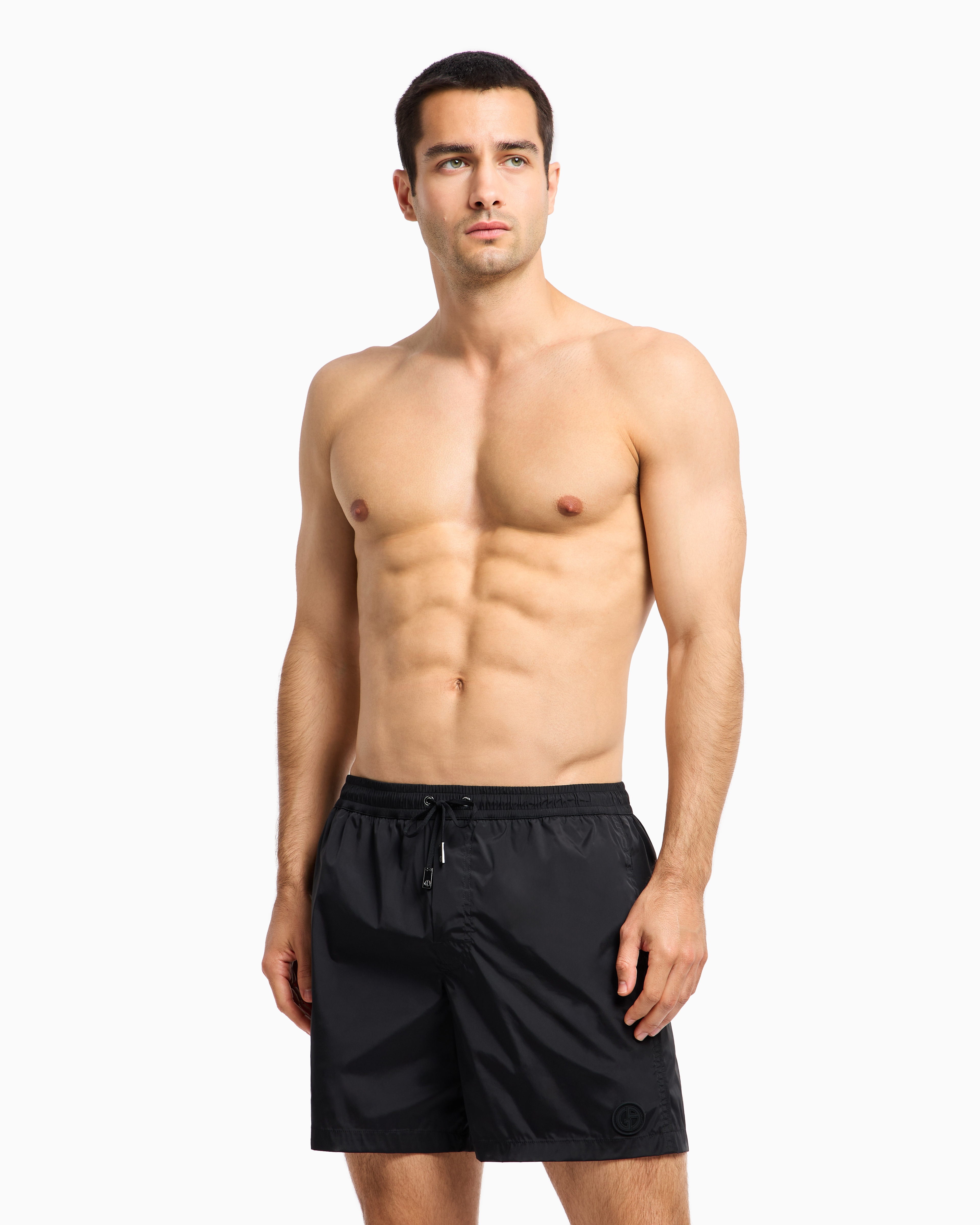Giorgio Armani Swim Trunks In Black
