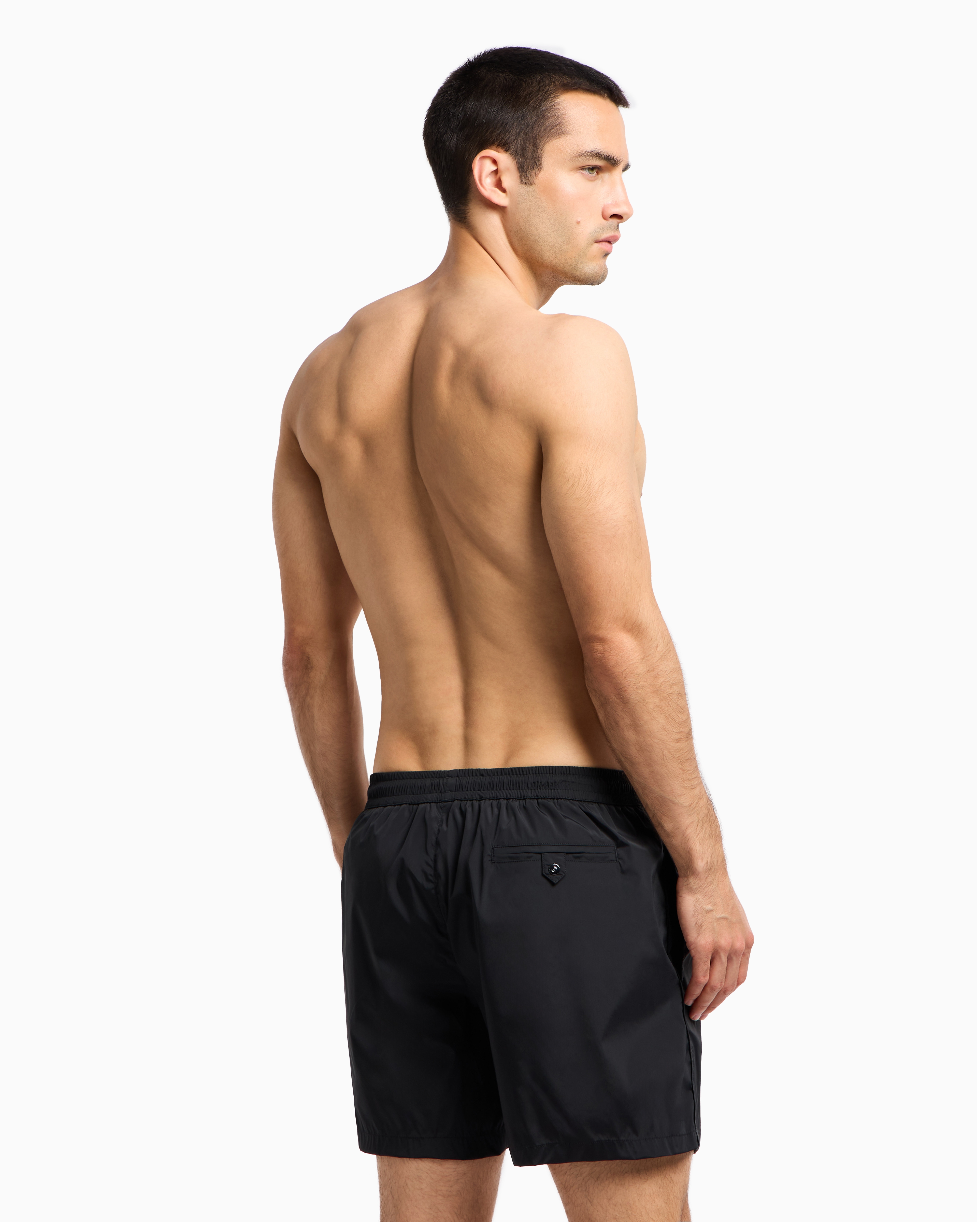 Giorgio Armani Swim Trunks In Black