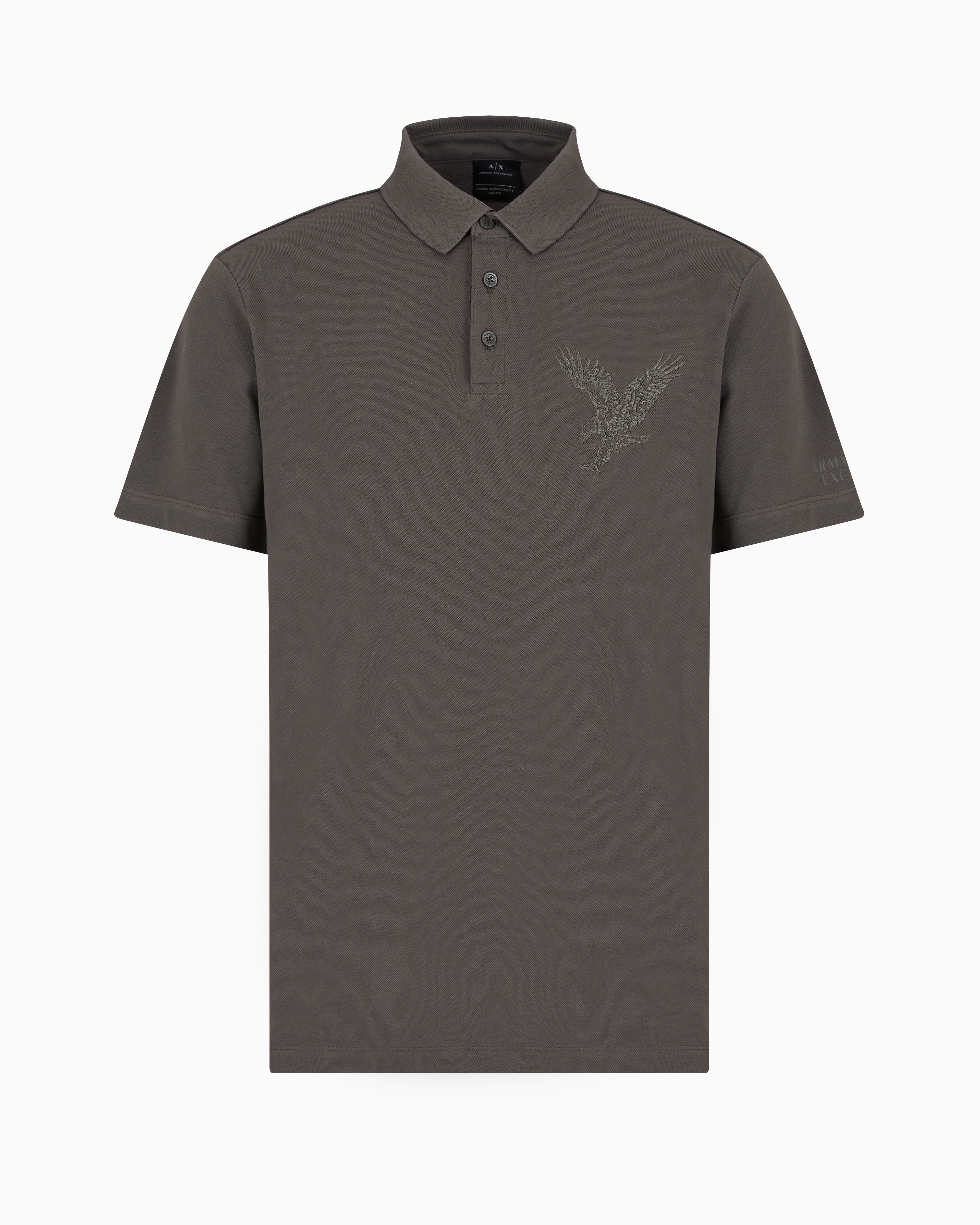 Armani Exchange Official Store Poloshirts In Verde Militare