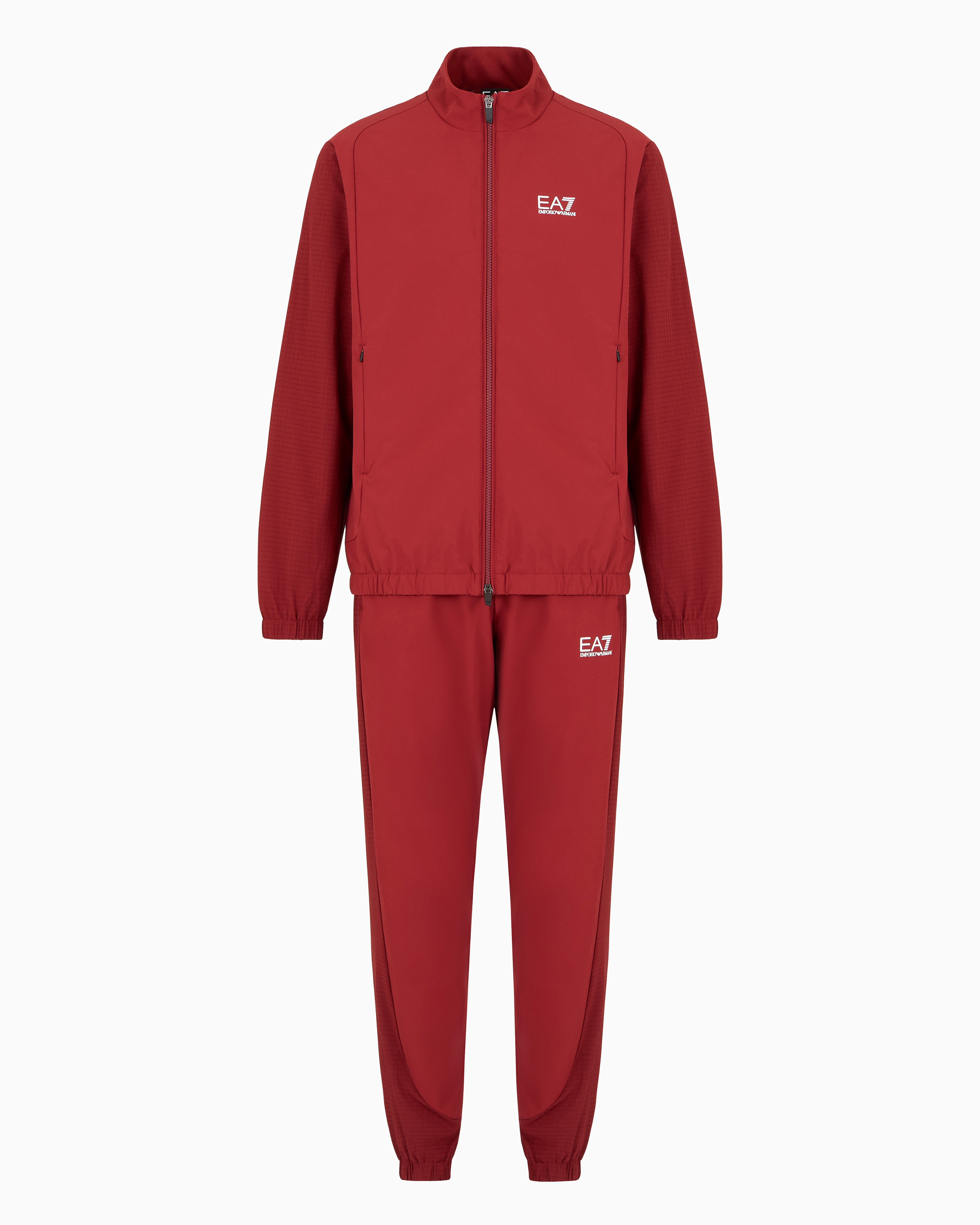 Ea7 Official Store Tennis Pro Tracksuit In Ventus7 Technical Fabric In Bordeaux