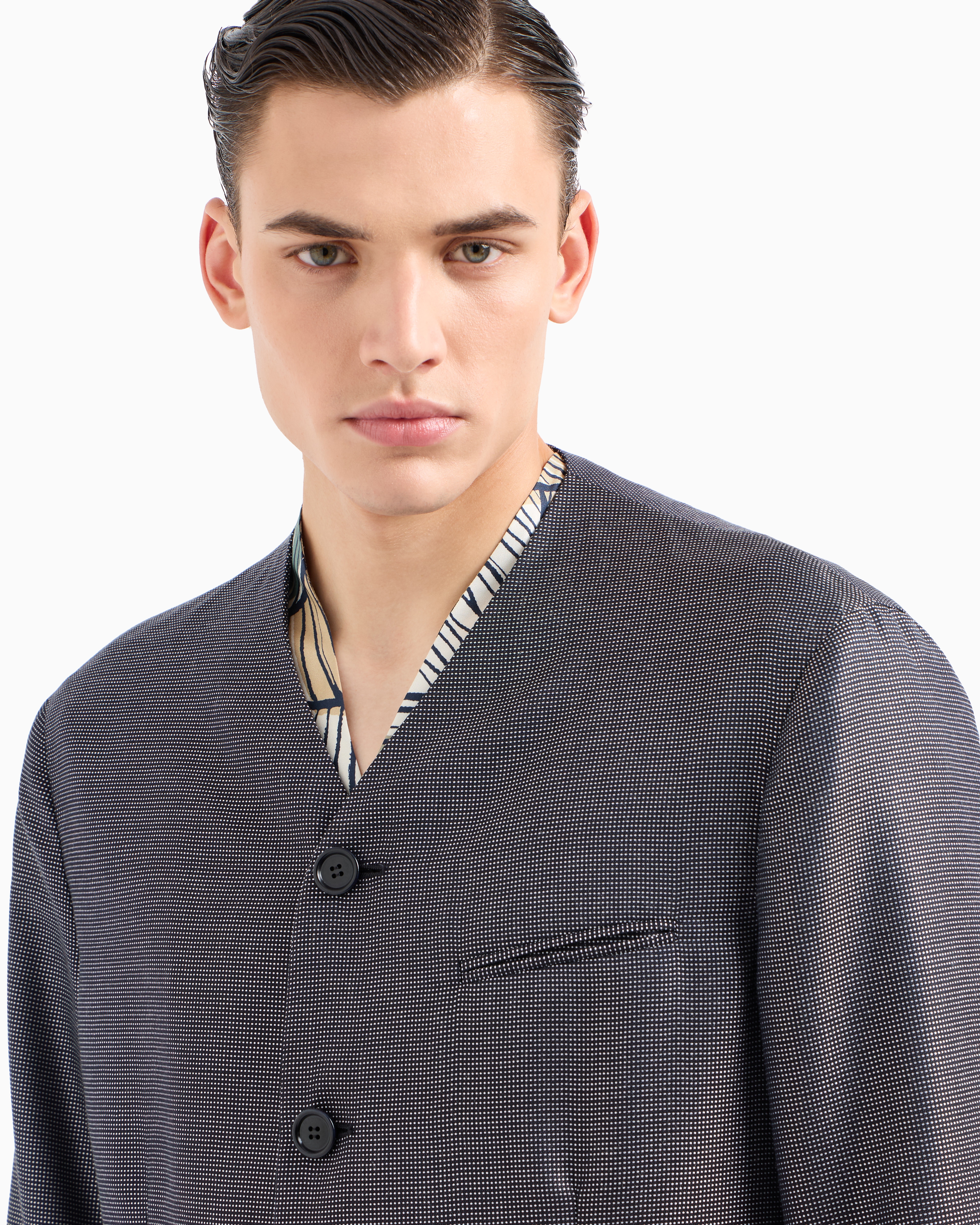 Giorgio Armani Virgin Wool And Silk Single-breasted Suit