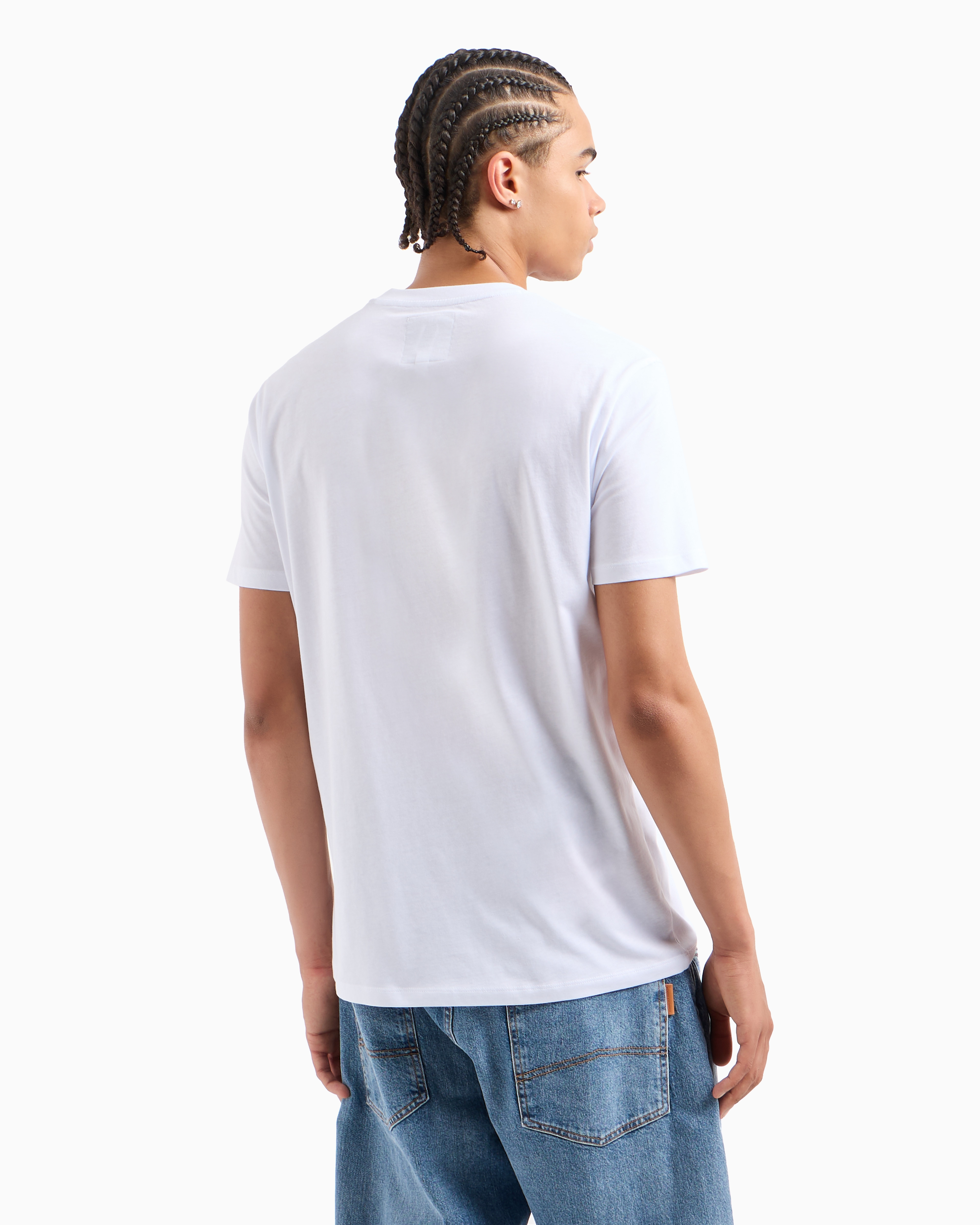 Regular fit T-shirt with logo | Armani Exchange