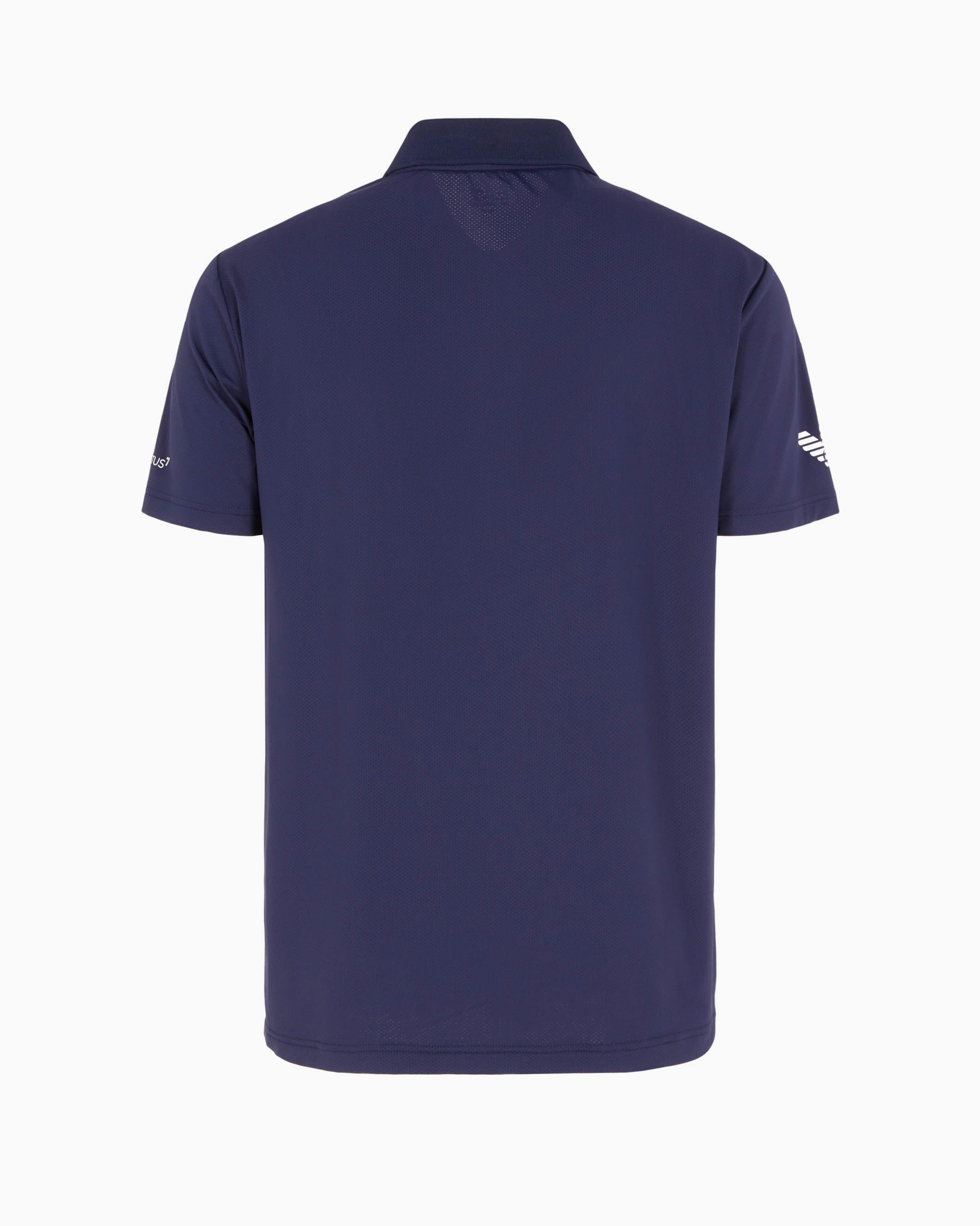 Shop Ea7 Tennis Pro Polo Shirt In Ventus7 Technical Fabric In Navy Blue