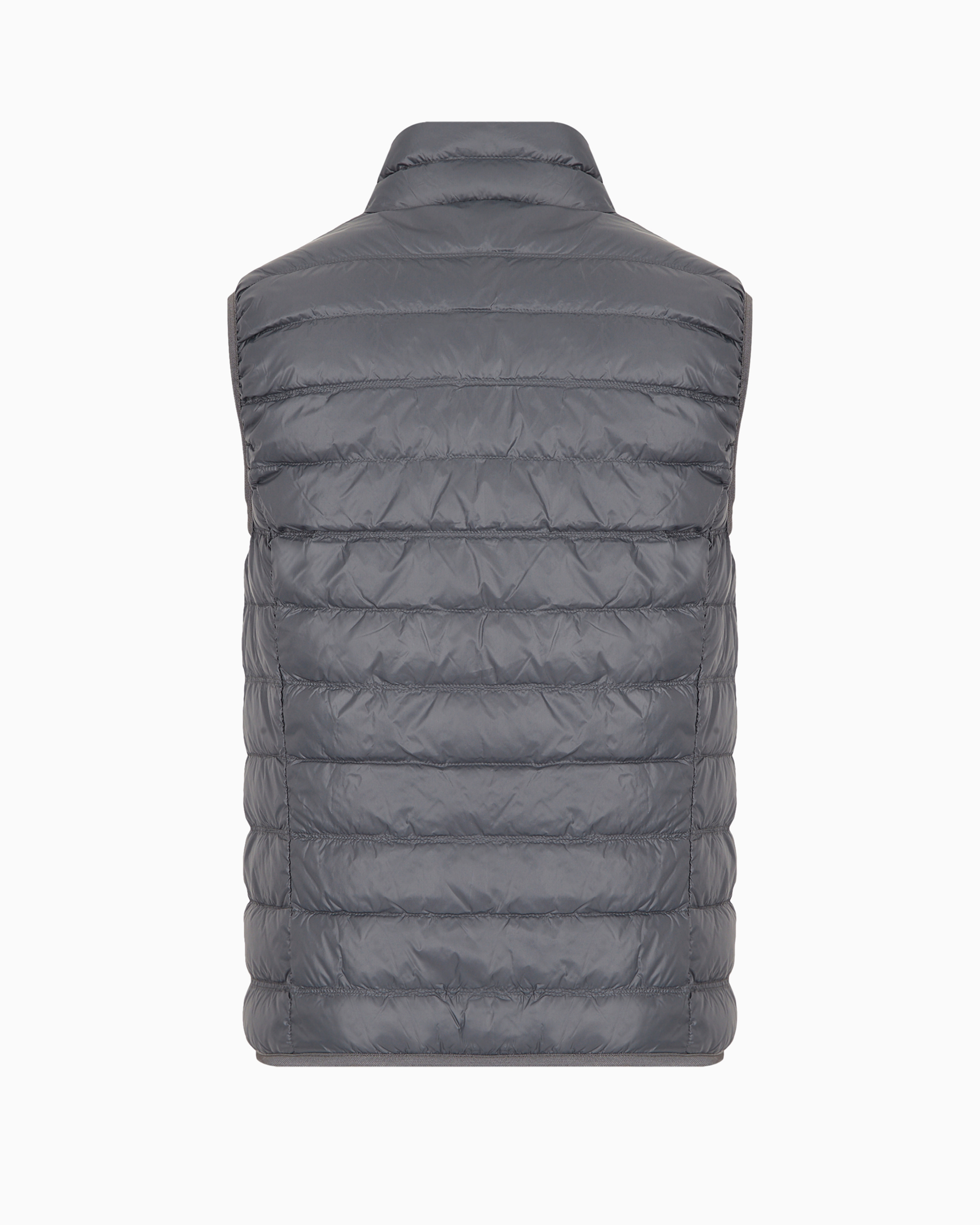 Ea7 Packable Core Identity Gilet In Grey