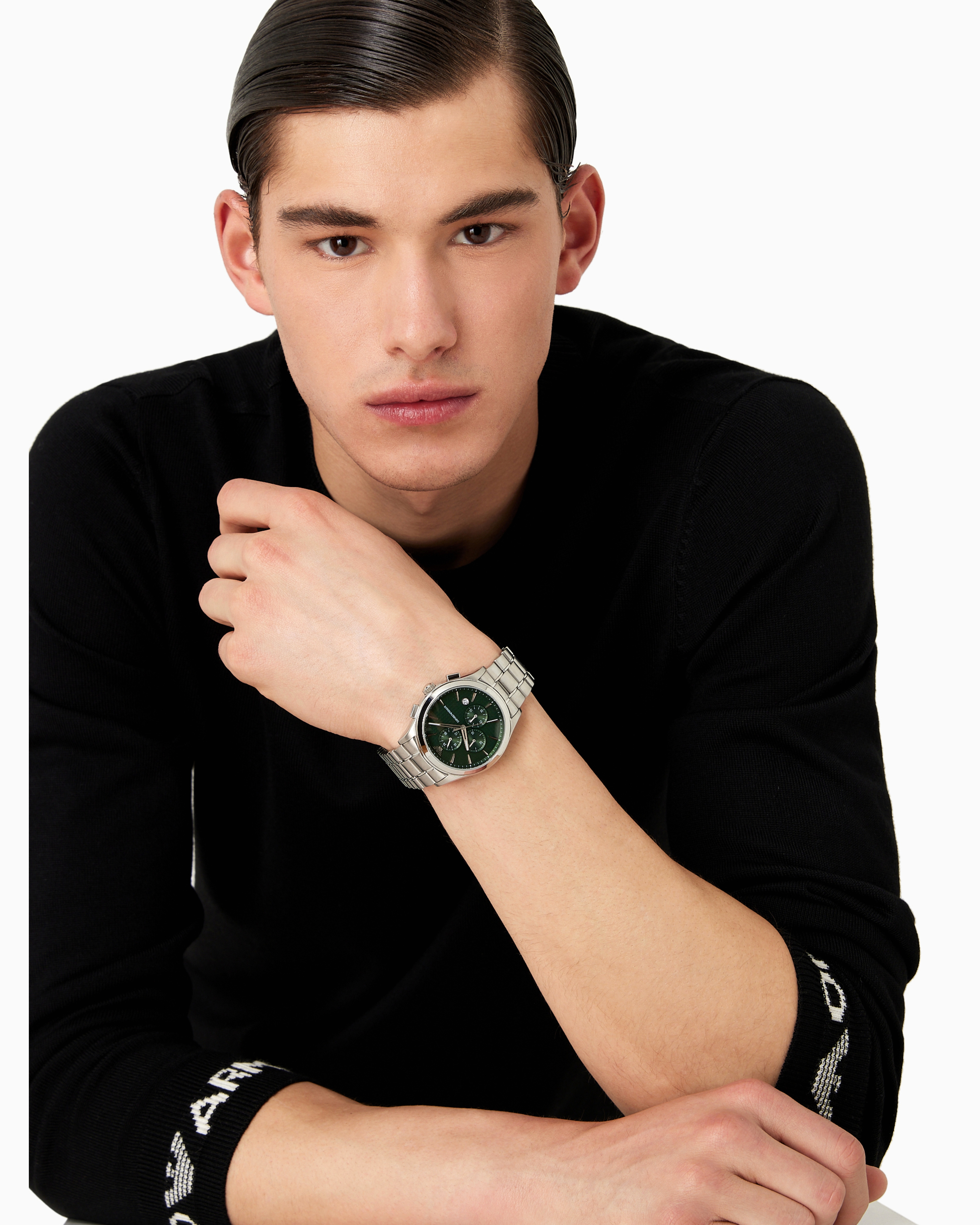 Emporio Armani Chronograph Stainless Steel Watch